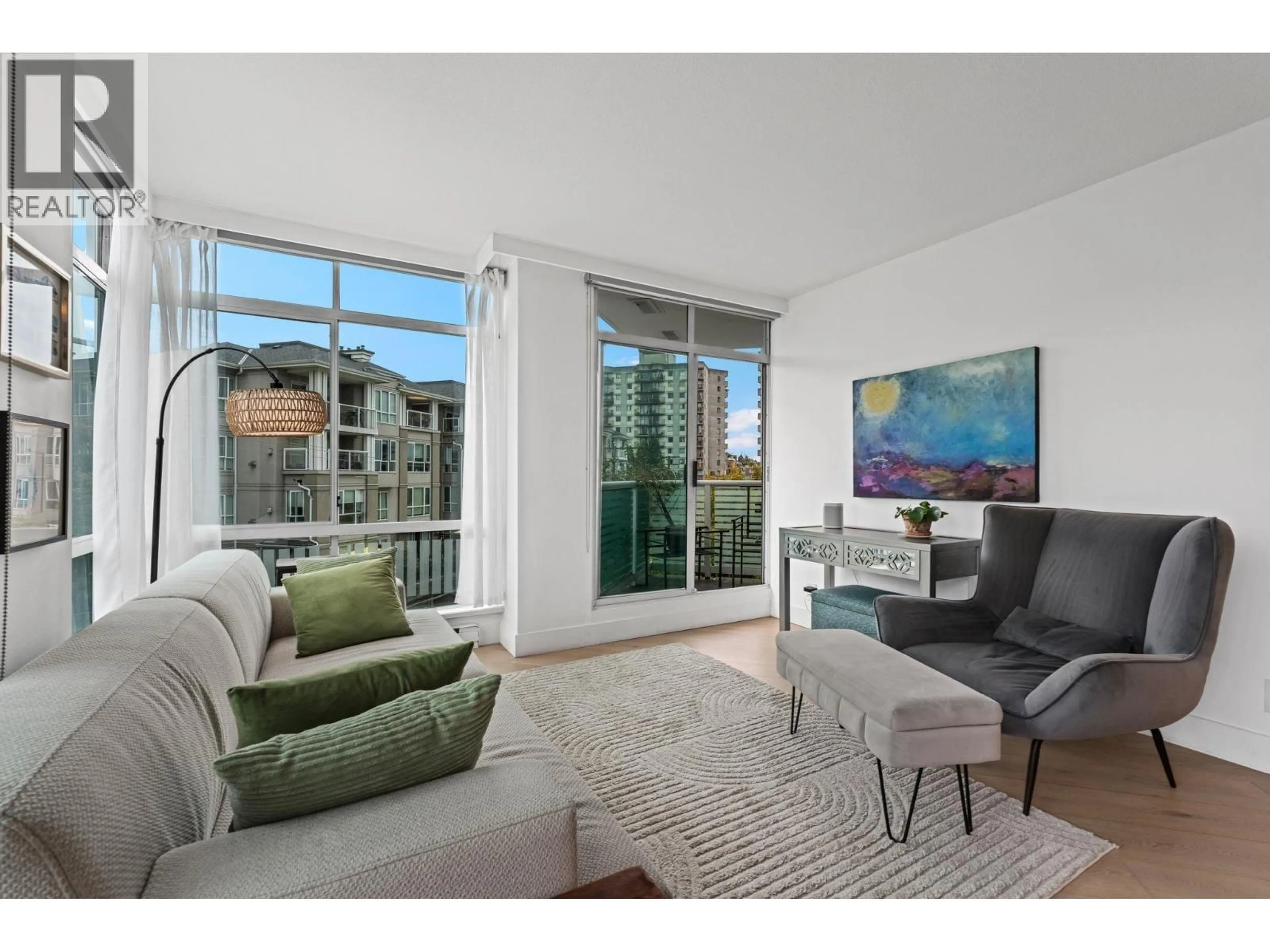 Living room with furniture, unknown for 603 - 130 2ND STREET, North Vancouver British Columbia V7L1C3