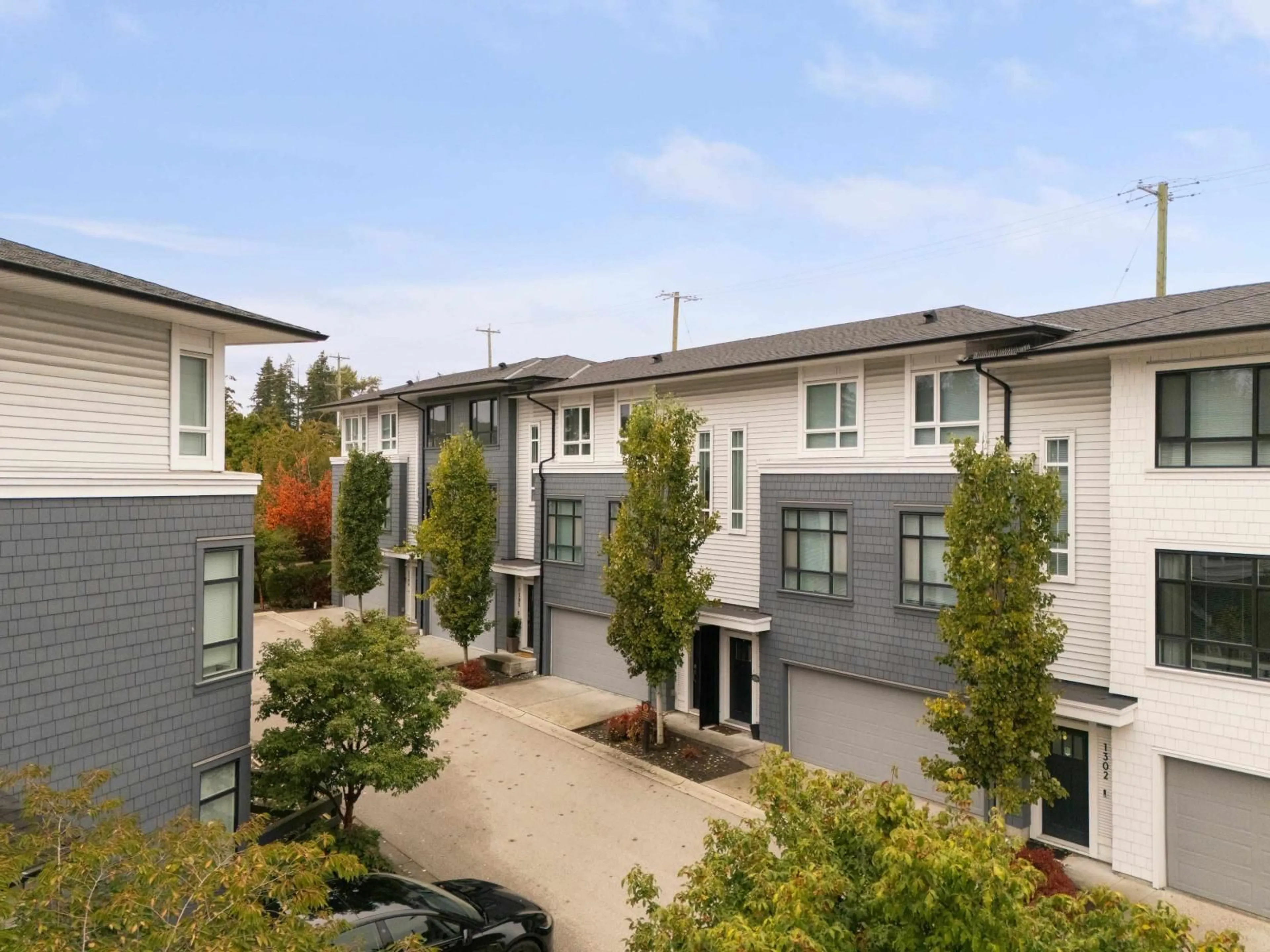 A pic from outside/outdoor area/front of a property/back of a property/a pic from drone, street for 1305 - 16433 WATSON DRIVE, Surrey British Columbia V4N6R9