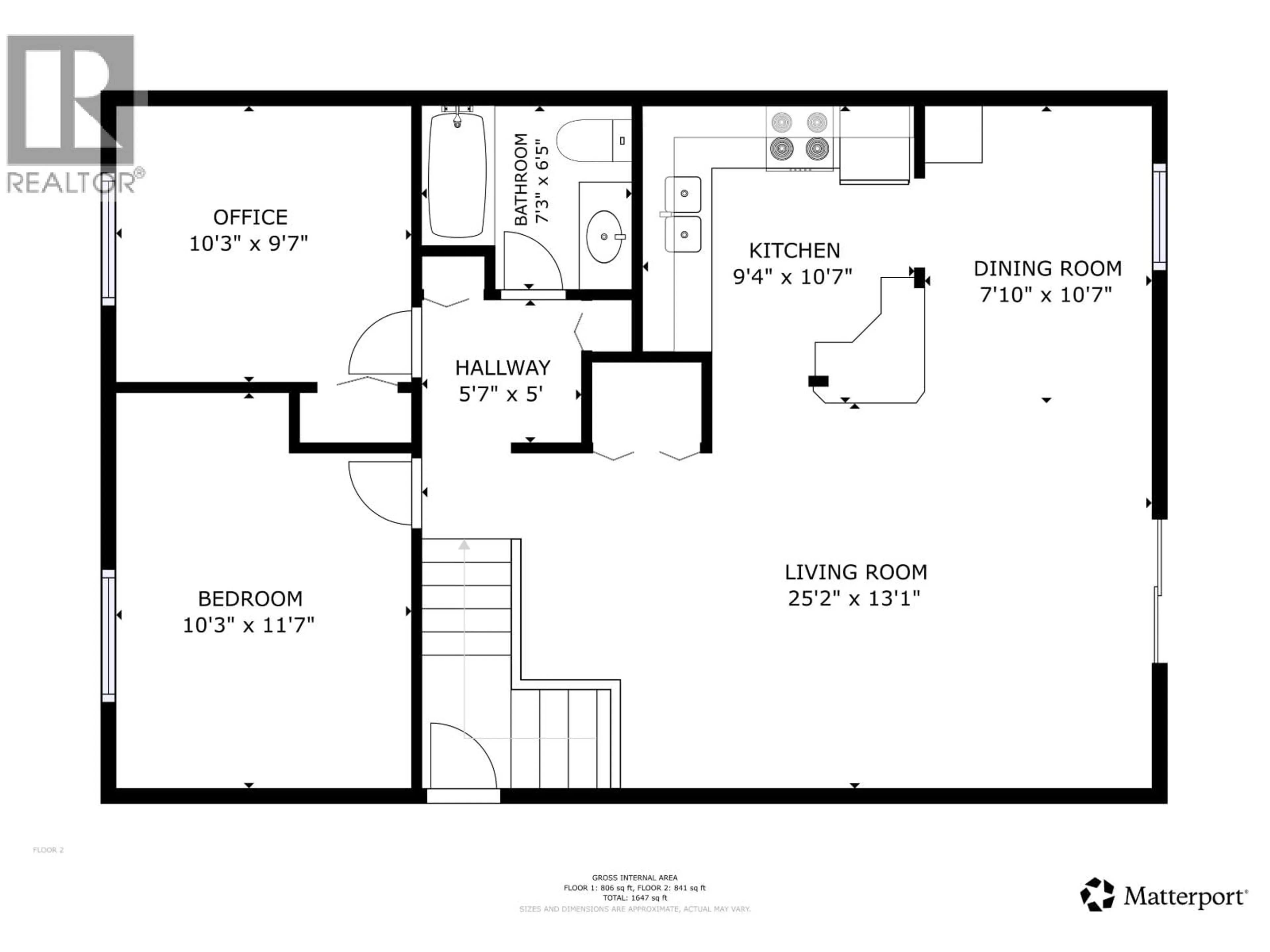 Floor plan for 238 ELM AVENUE, 100 Mile House British Columbia V0K2E0