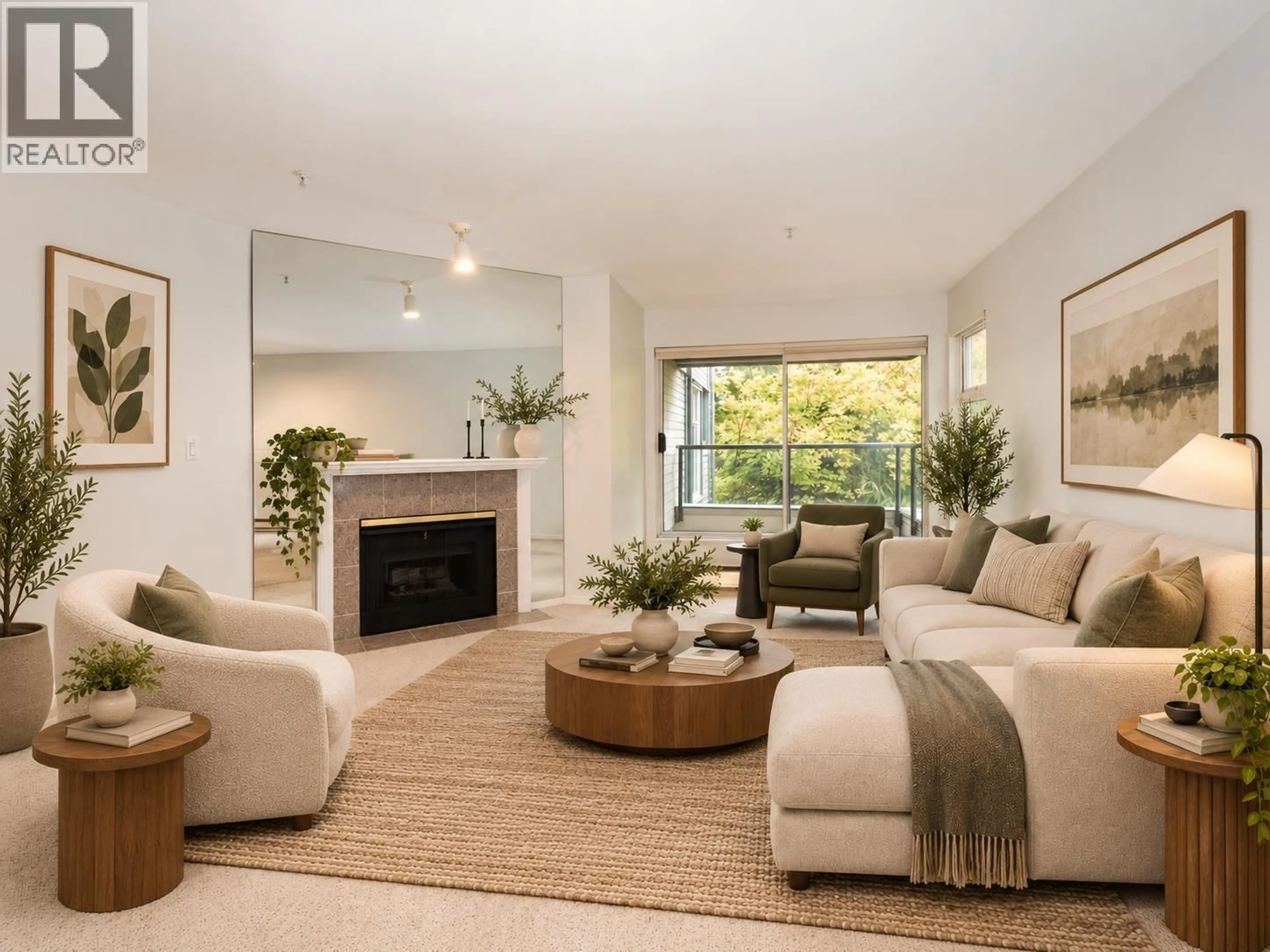 Living room with furniture, carpet floor for 210 - 2250 3RD AVENUE, Vancouver British Columbia V6K1L4
