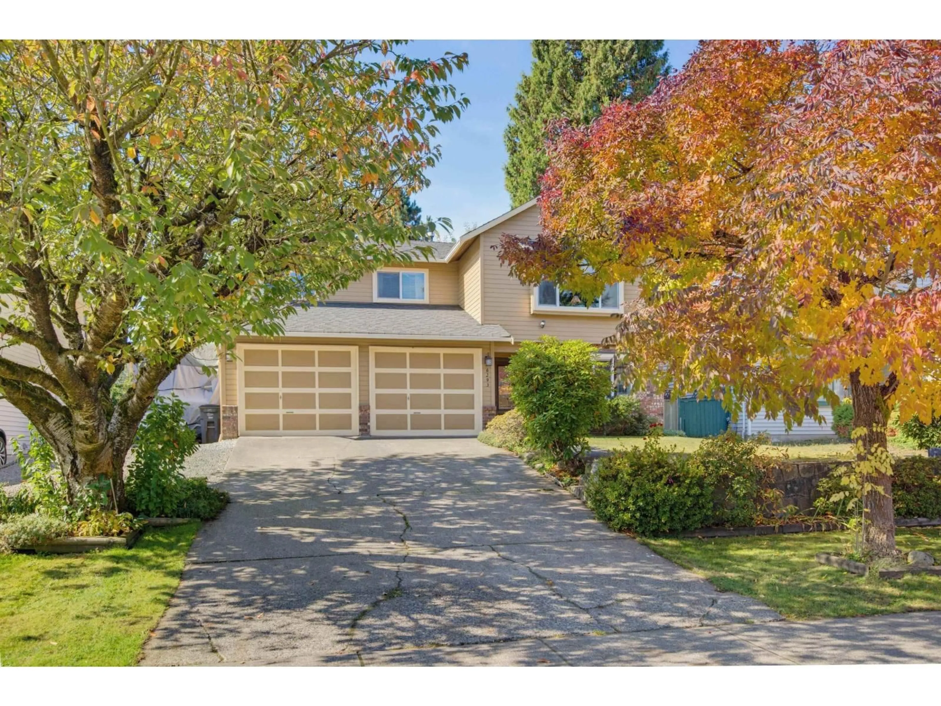 Home with vinyl exterior material, street for 6293 129 STREET, Surrey British Columbia V3X1S7