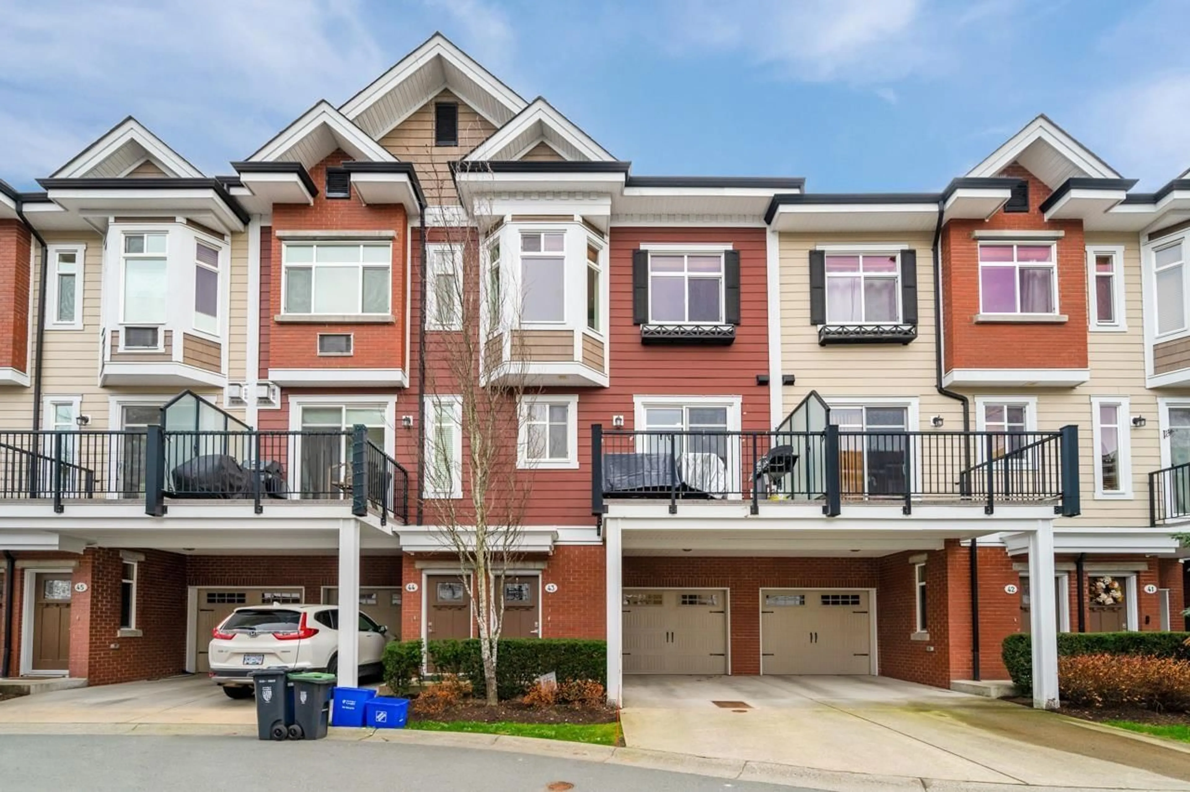 Home with brick exterior material, street for 43 - 8068 207 STREET, Langley British Columbia V2Y0M9