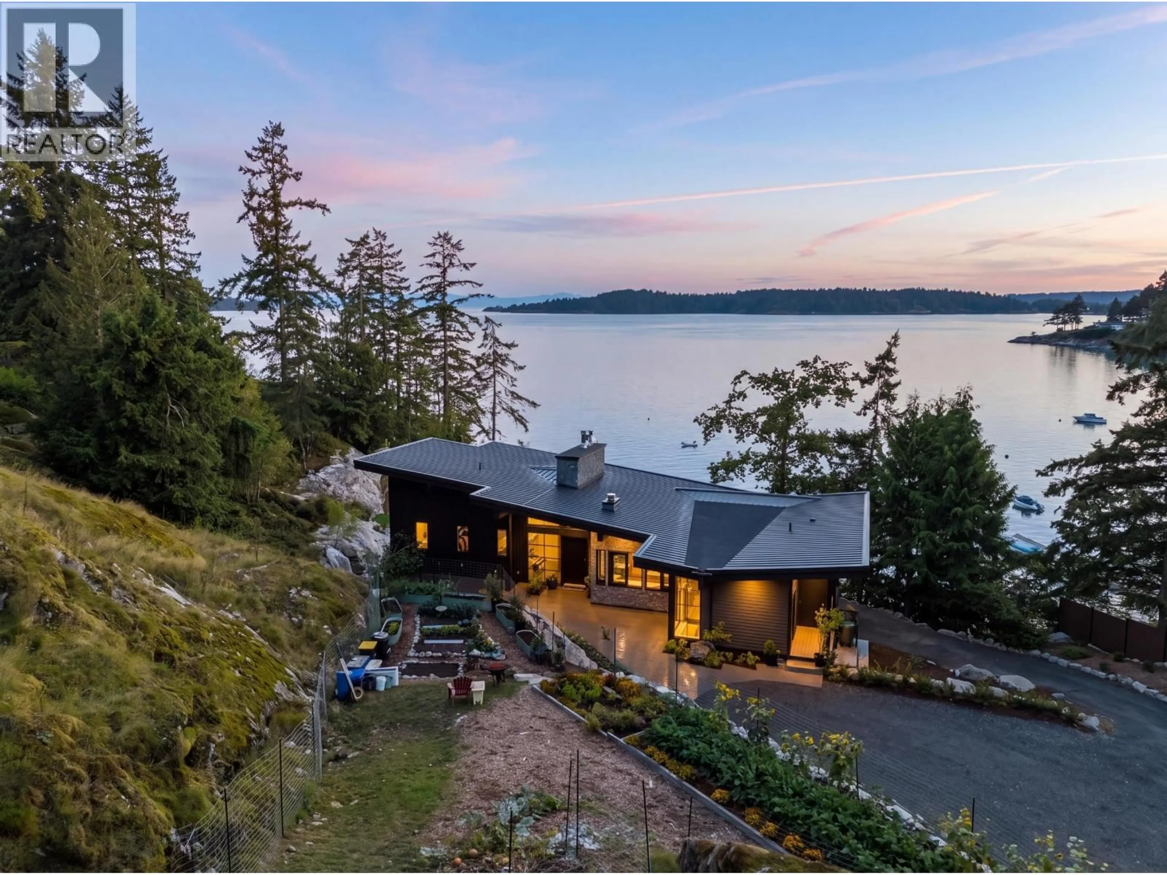 A pic from outside/outdoor area/front of a property/back of a property/a pic from drone, water/lake/river/ocean view for 1724 BOWEN BAY ROAD, Bowen Island British Columbia V0N1G2