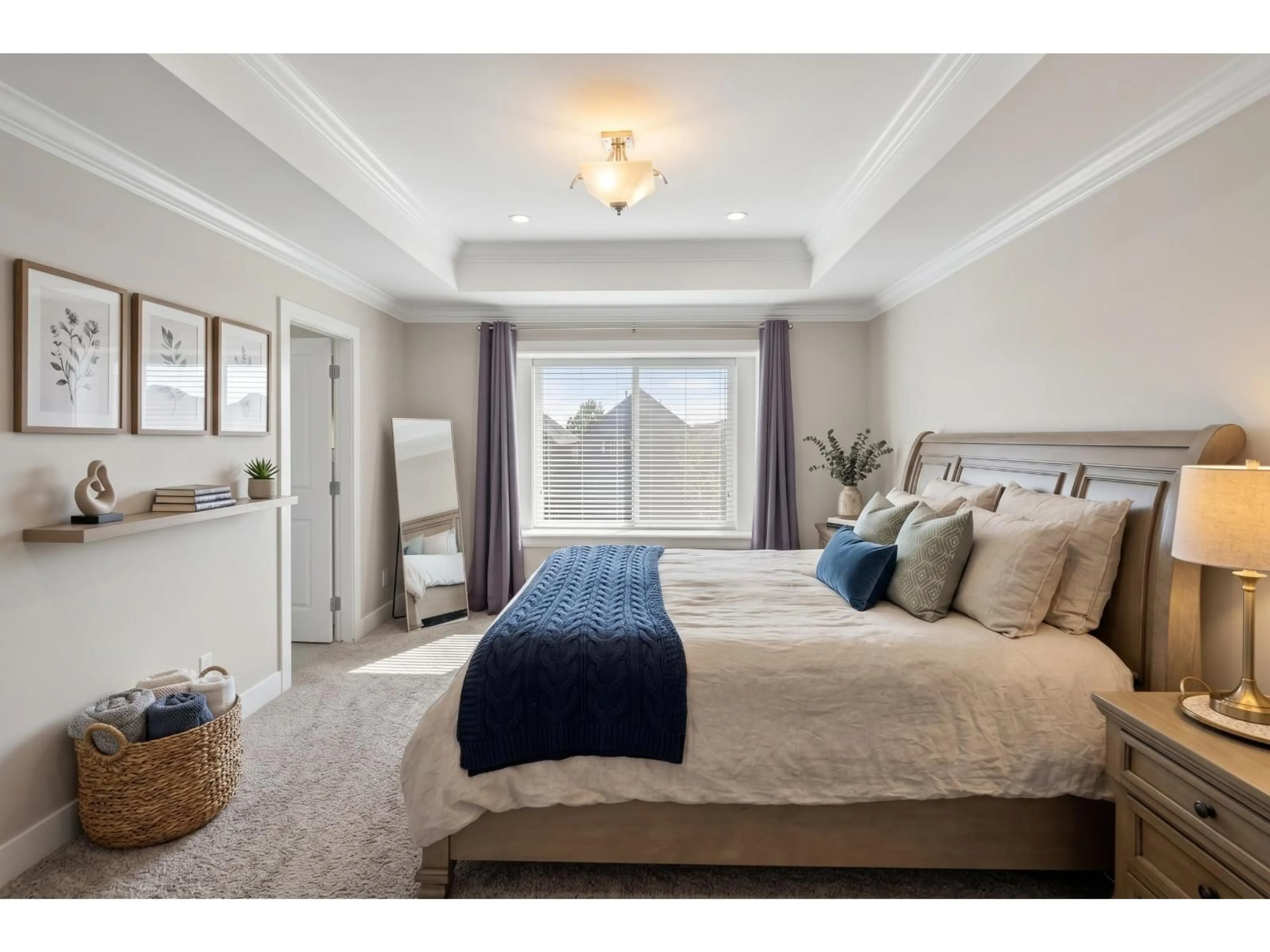 Bedroom with bed, unknown for 19562 72A AVENUE, Surrey British Columbia V4N6P4