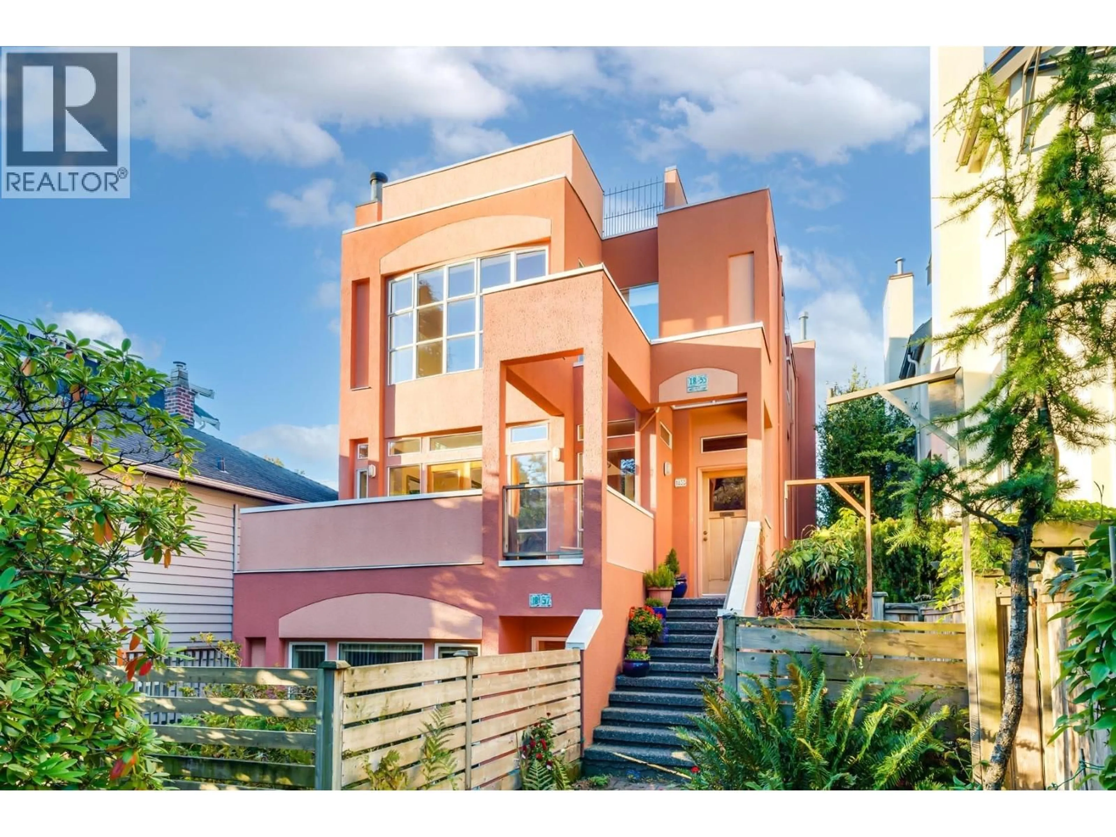 Home with brick exterior material, street for 1855 WHYTE AVENUE, Vancouver British Columbia V6J1B1