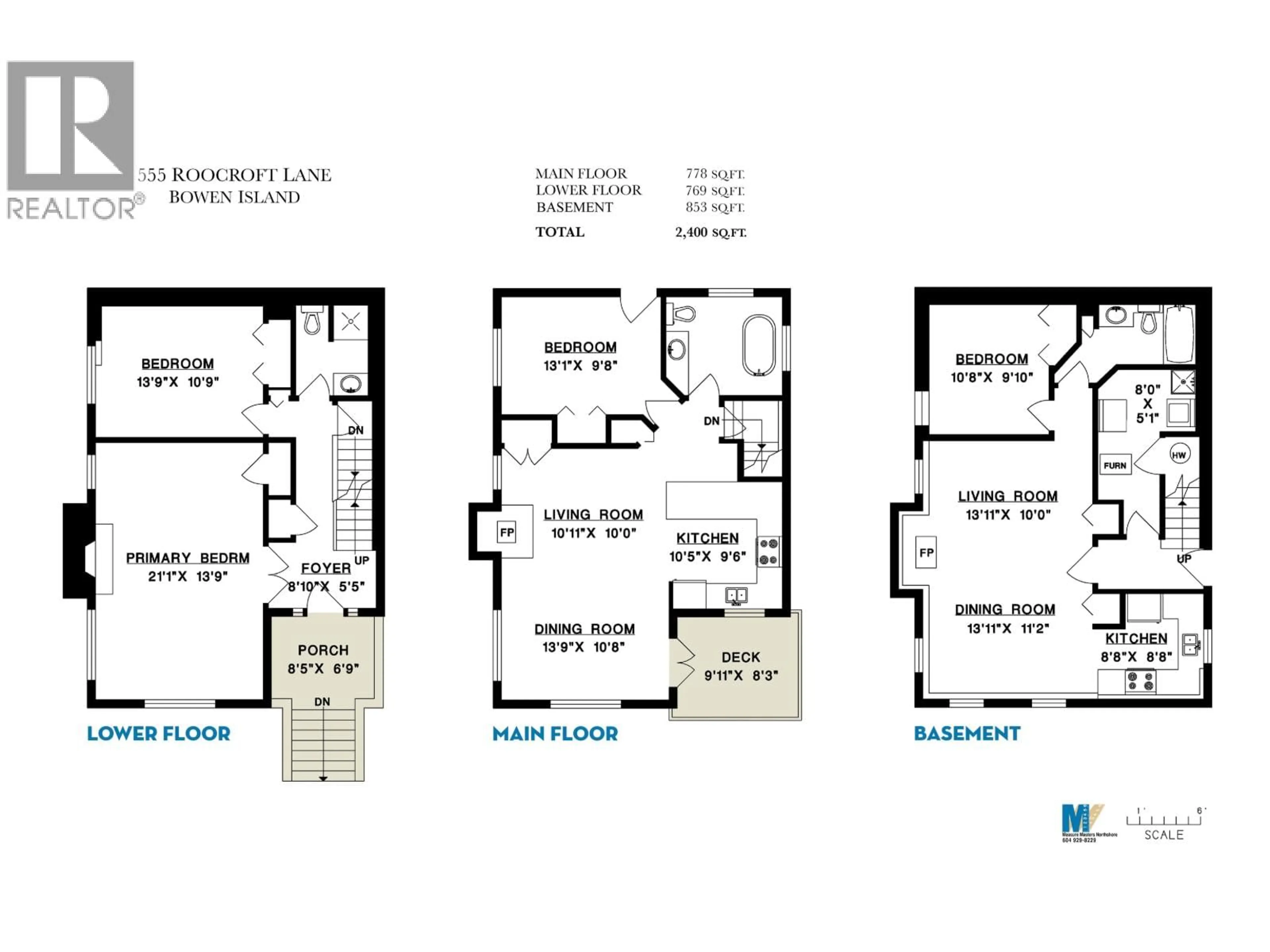 Floor plan for 555 ROOCROFT LANE, Bowen Island British Columbia V0N1G2