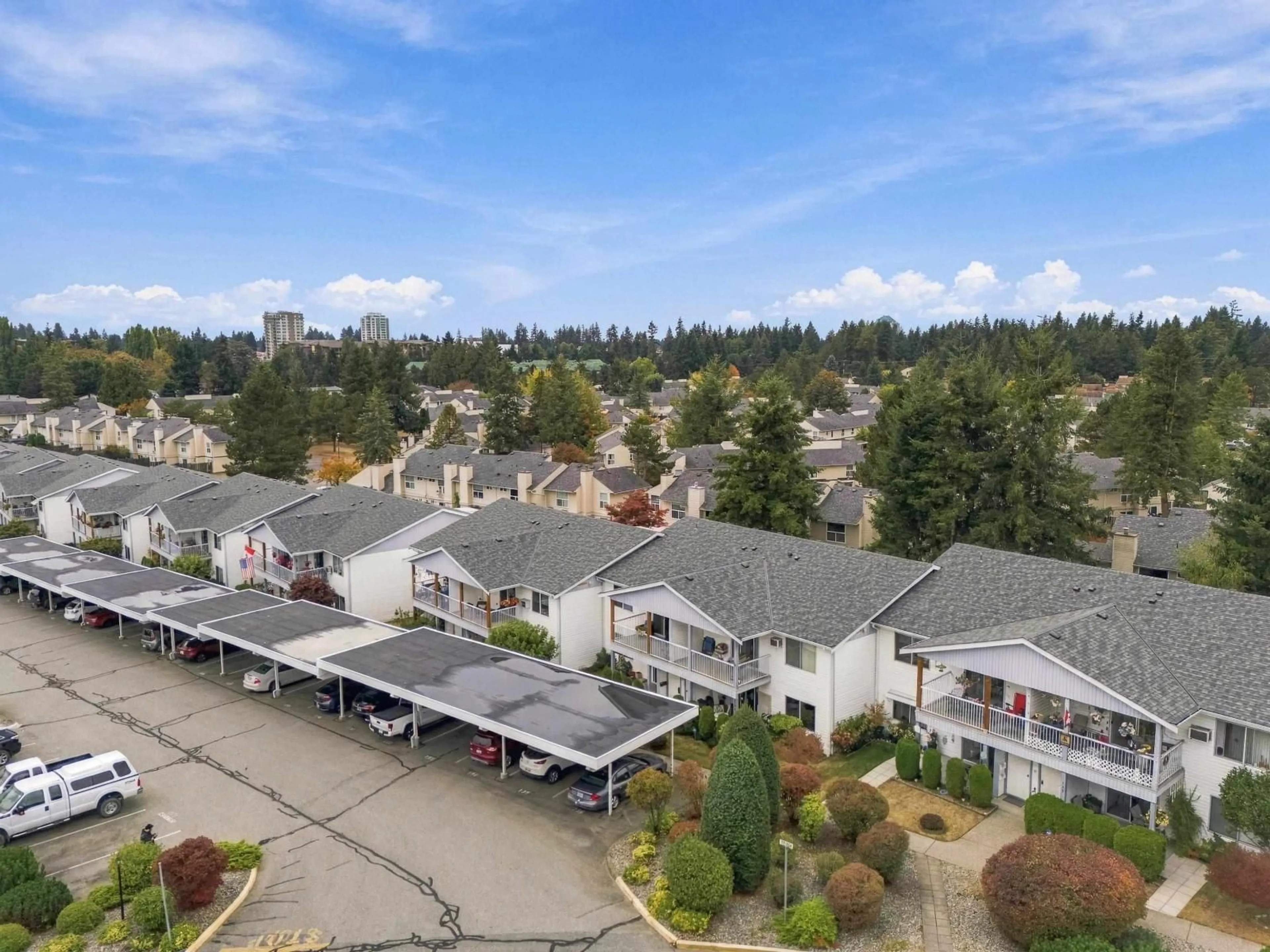 A pic from outside/outdoor area/front of a property/back of a property/a pic from drone, mountain view for 129 - 32691 GARIBALDI DRIVE, Abbotsford British Columbia V2T5T7