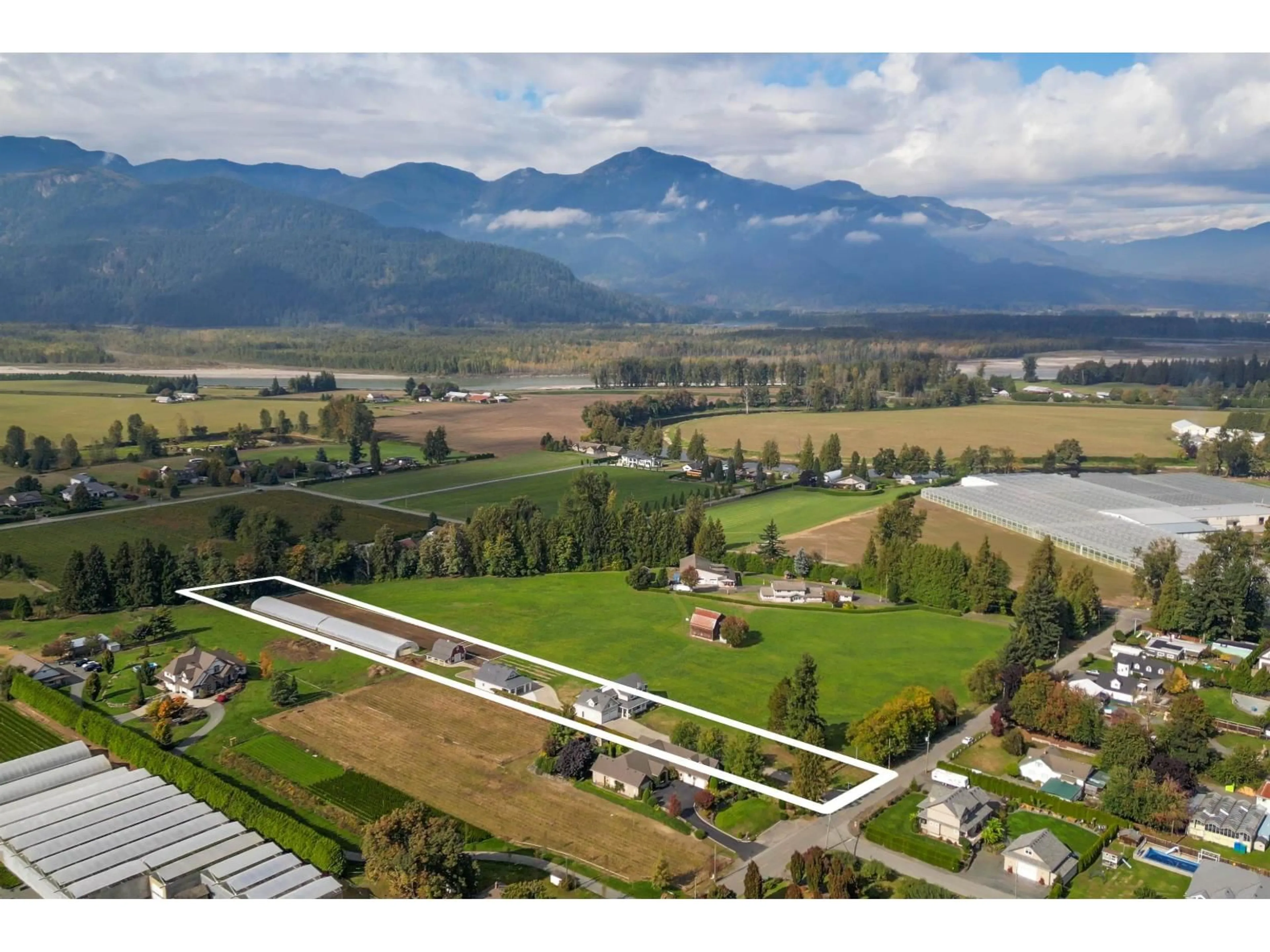 A pic from outside/outdoor area/front of a property/back of a property/a pic from drone, mountain view for 10995 MCSWEEN ROAD, Chilliwack British Columbia V2P7Z7