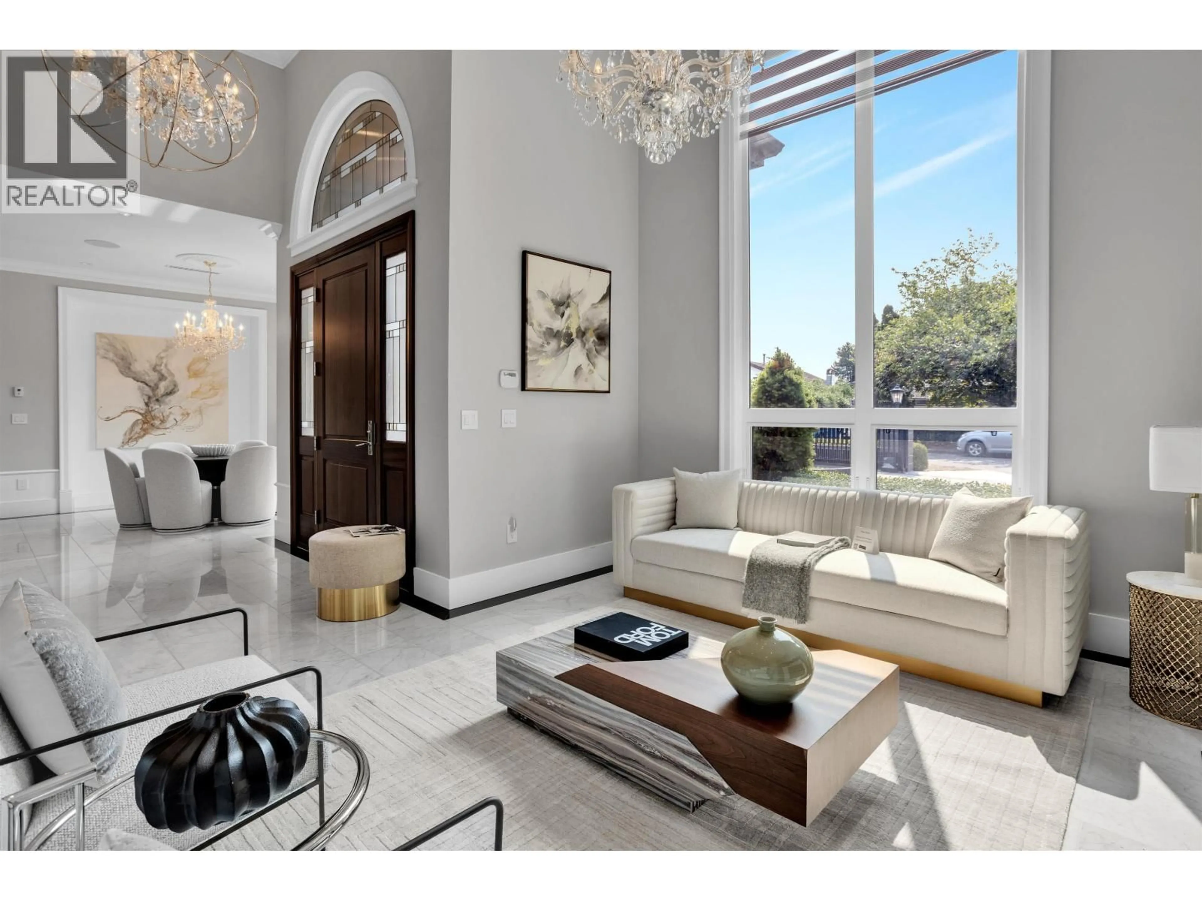 Living room with furniture, ceramic/tile floor for 7691 SUNNYMEDE CRESCENT, Richmond British Columbia V6Y1H3