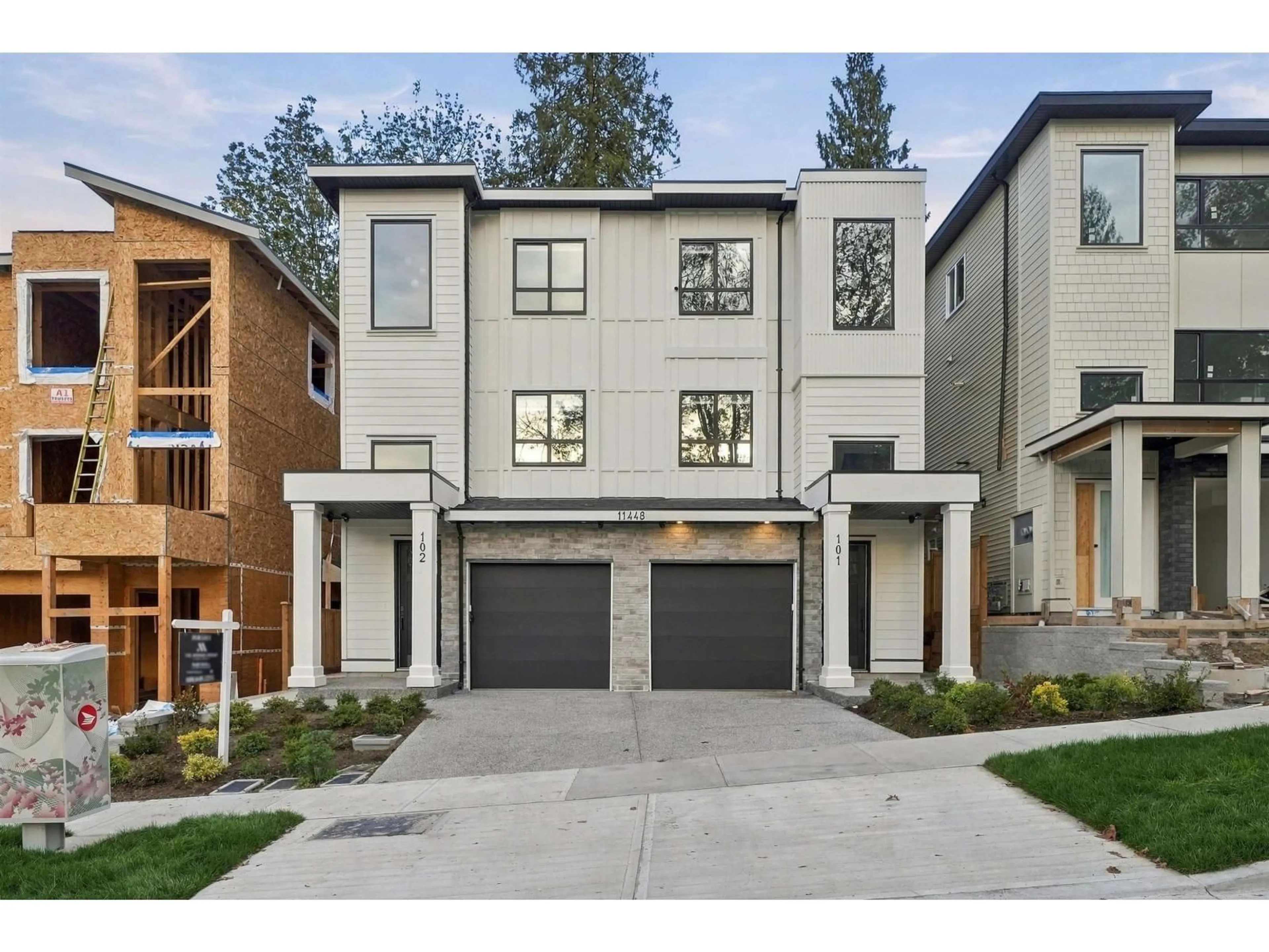 Home with brick exterior material, street for 101 - 11448 138A STREET, Surrey British Columbia V3R0J3