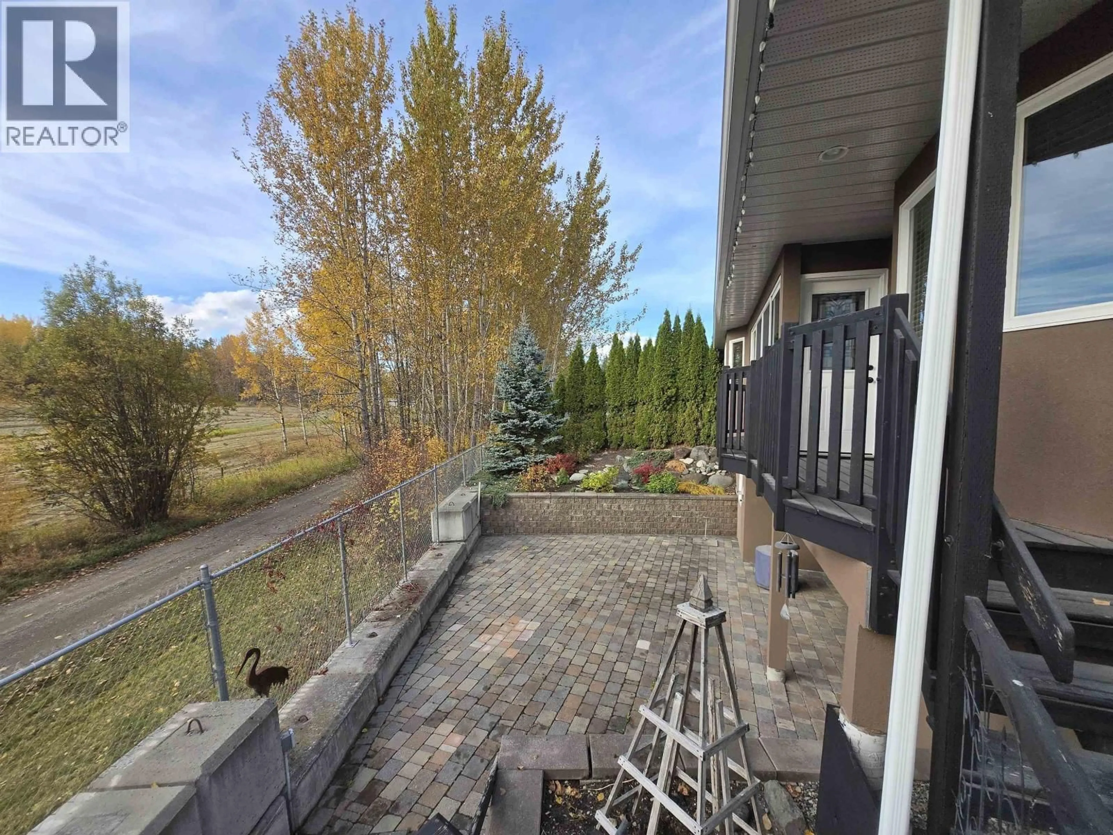 Patio, forest/trees view for 1500 CODY DALE ROAD, Quesnel British Columbia V2J7A1