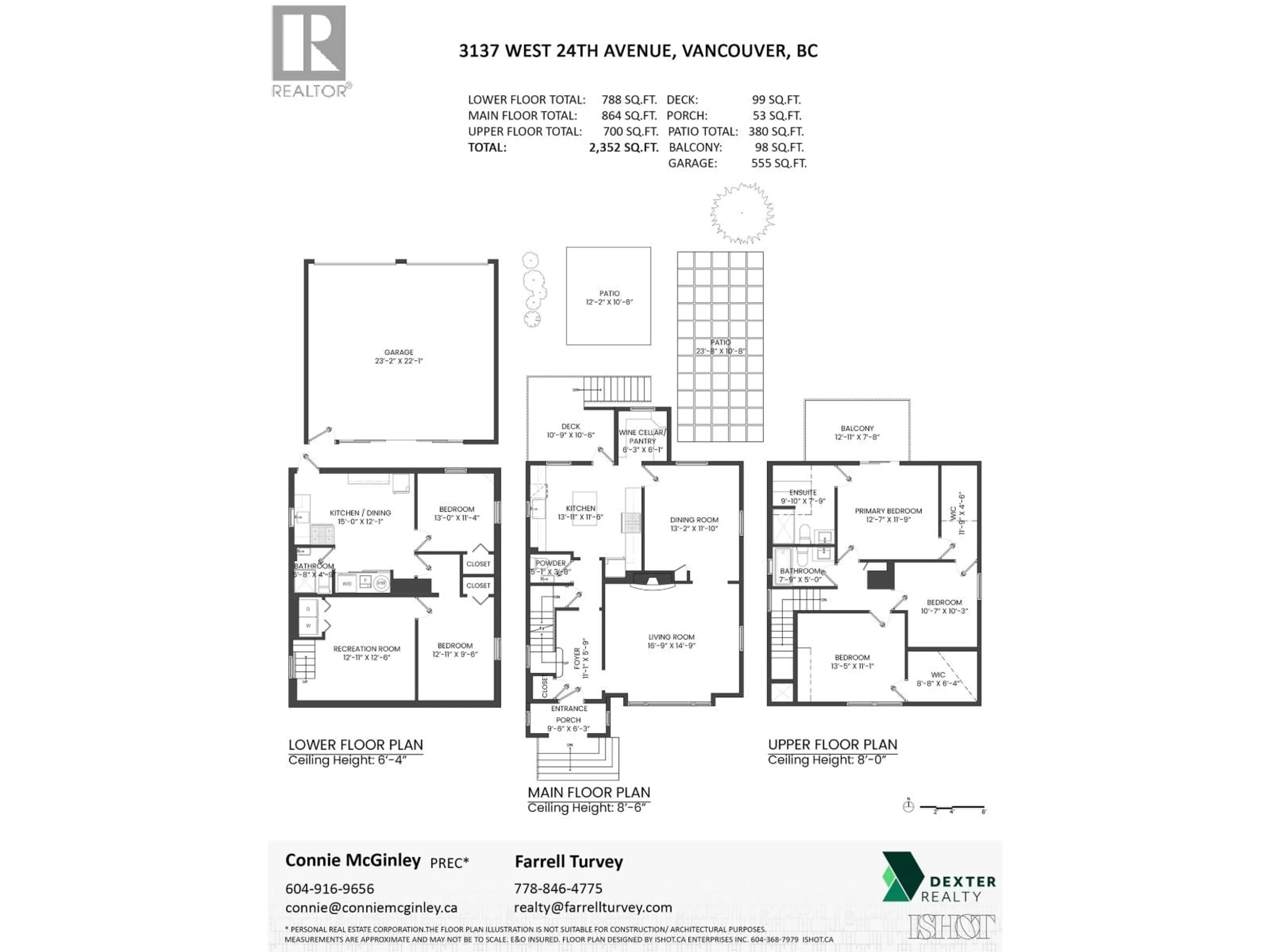 Floor plan for 3137 24TH AVENUE, Vancouver British Columbia V6L1R7