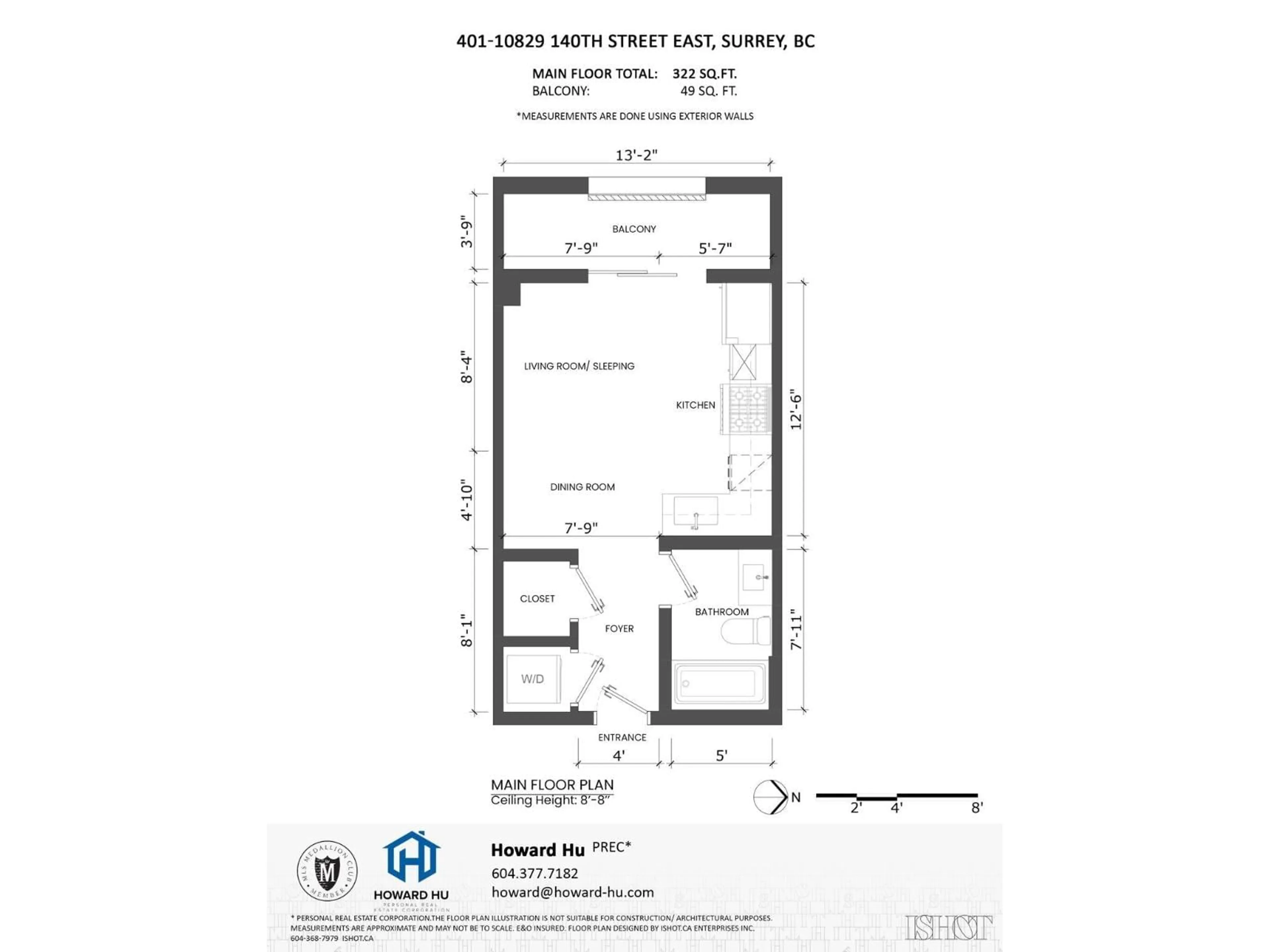 Floor plan for 401 - 10829 140 STREET, Surrey British Columbia V3R0H4