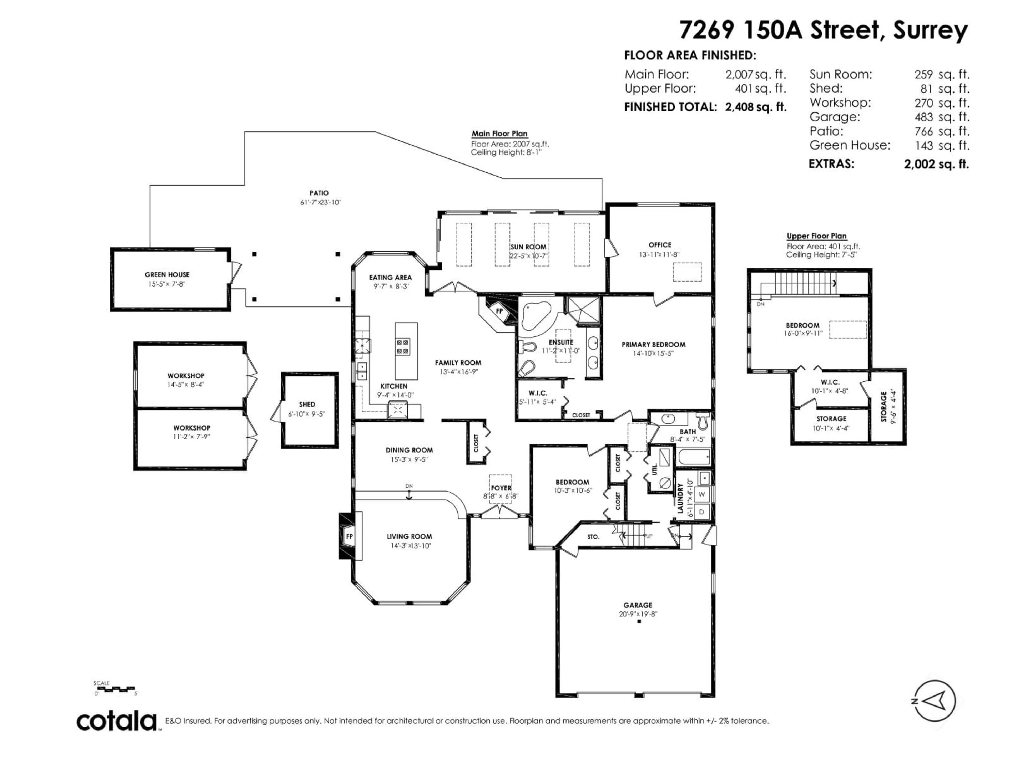 Floor plan for 7269 150A STREET, Surrey British Columbia V3S7A8