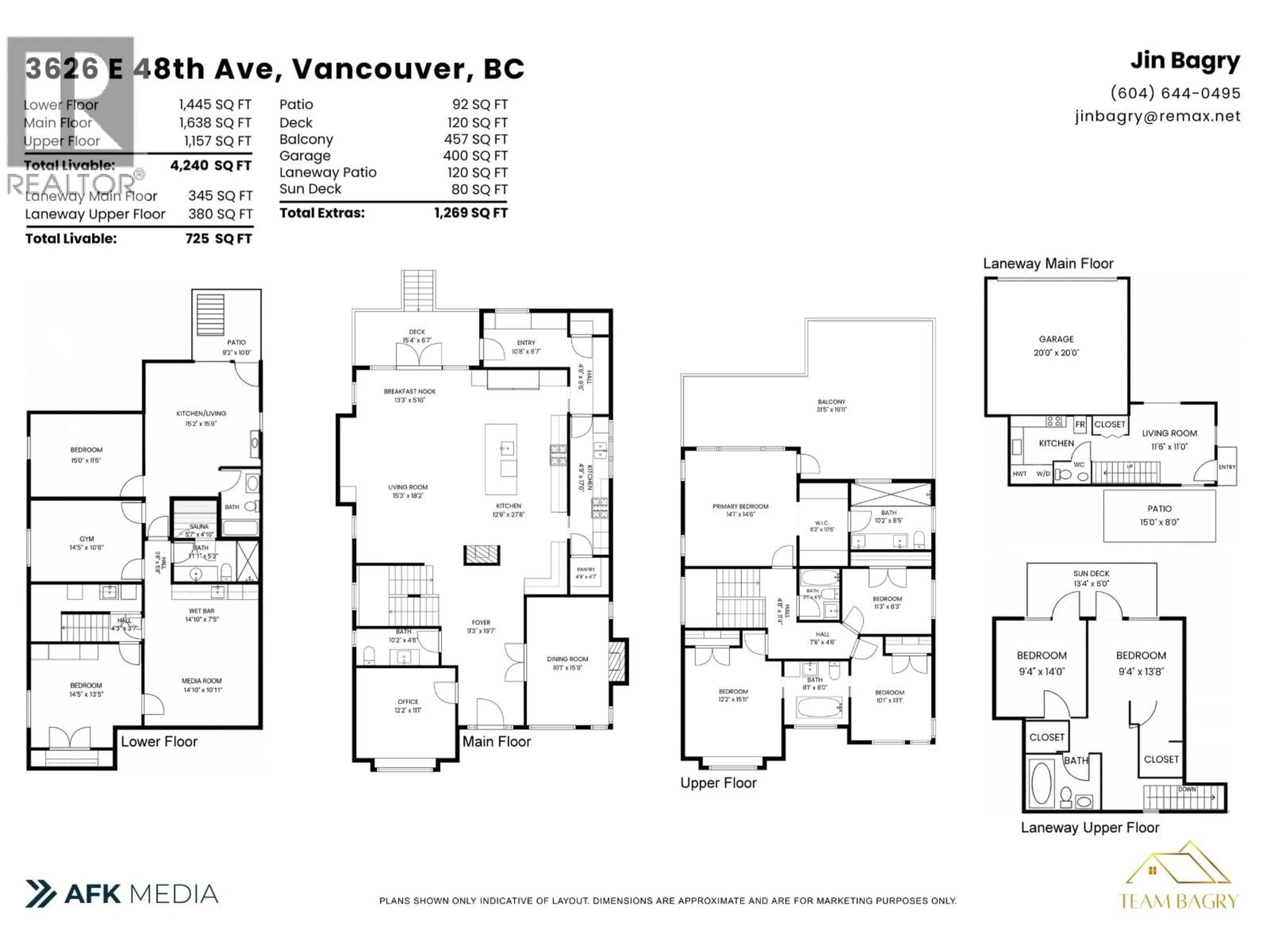 Floor plan for 3626 48TH AVENUE, Vancouver British Columbia V5S1H9