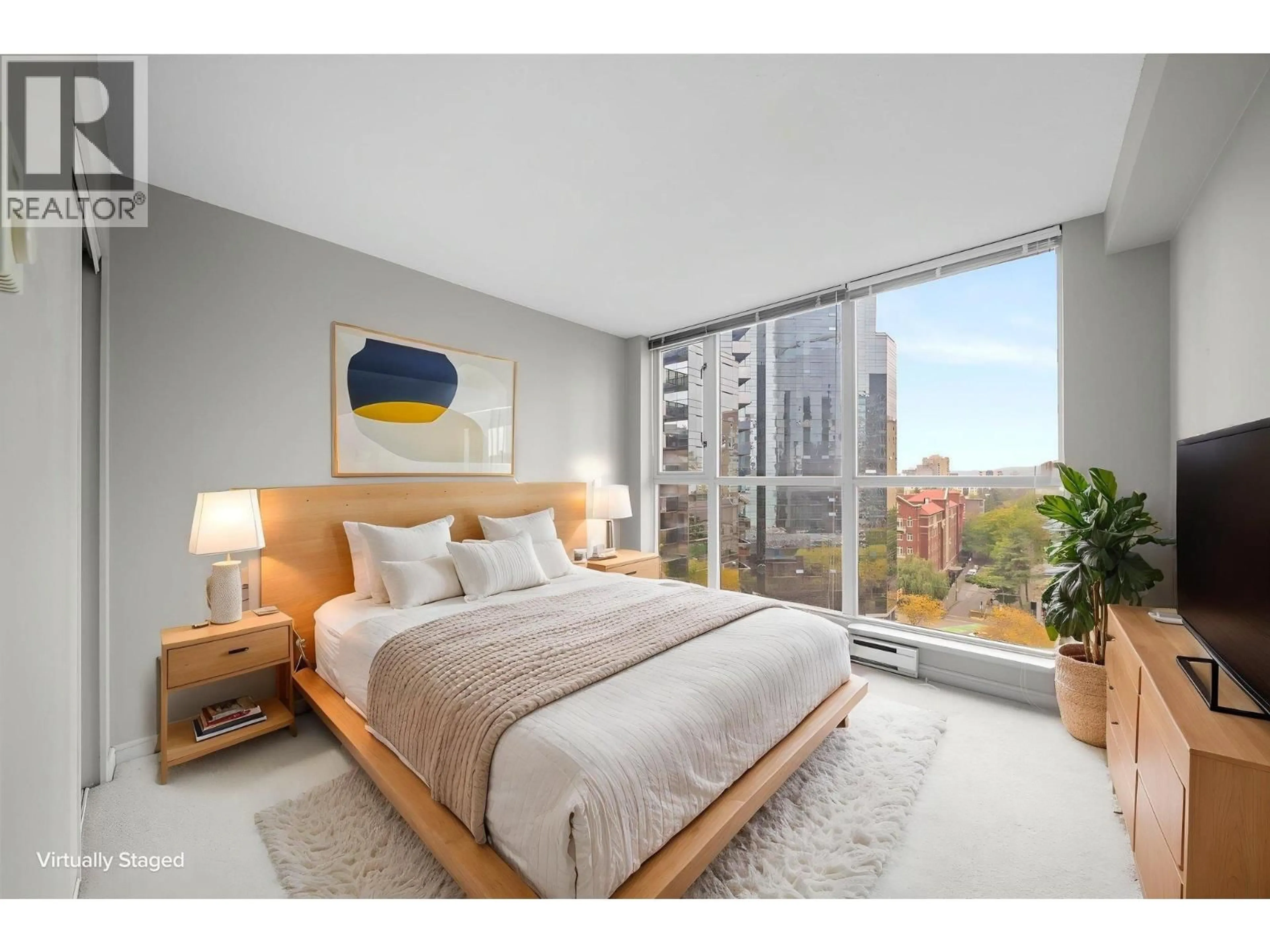 Bedroom with bed, unknown for 1805 - 1068 HORNBY STREET, Vancouver British Columbia V6Z2Y7