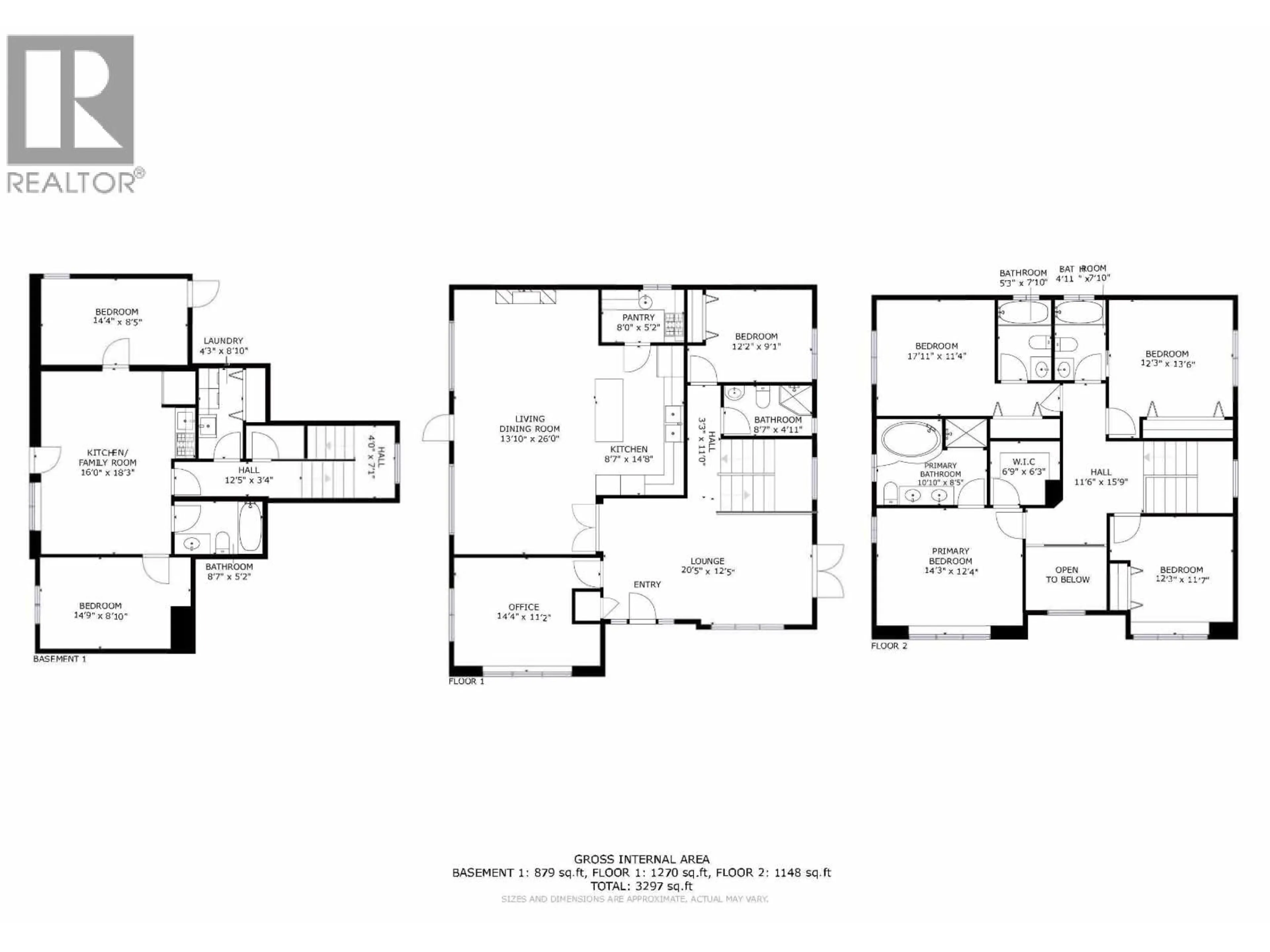 Floor plan for 1505 62ND AVENUE, Vancouver British Columbia V6P2E8