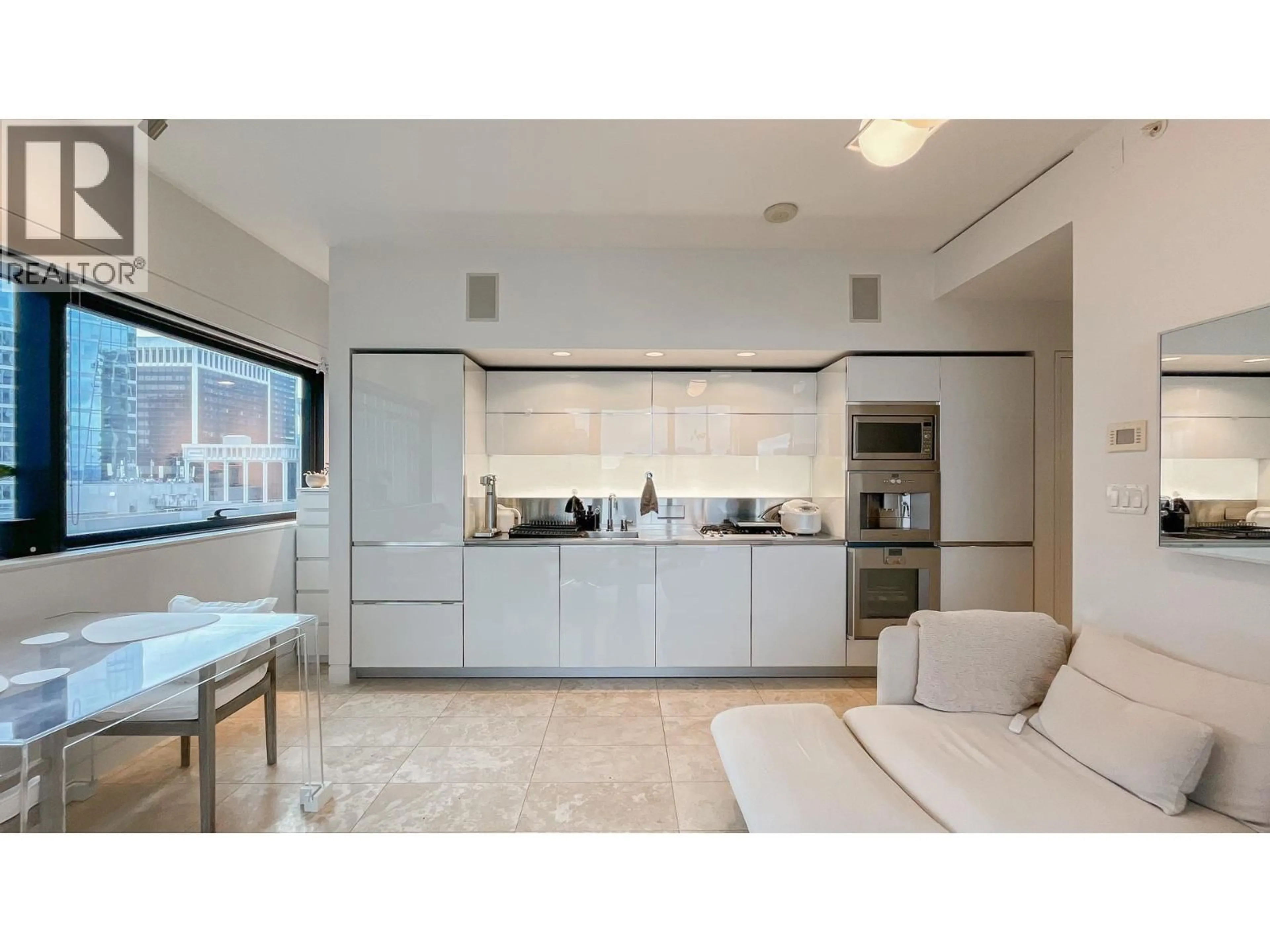 Open concept kitchen, ceramic/tile floor for 2005 - 838 W HASTINGS STREET, Vancouver British Columbia V6C0A6