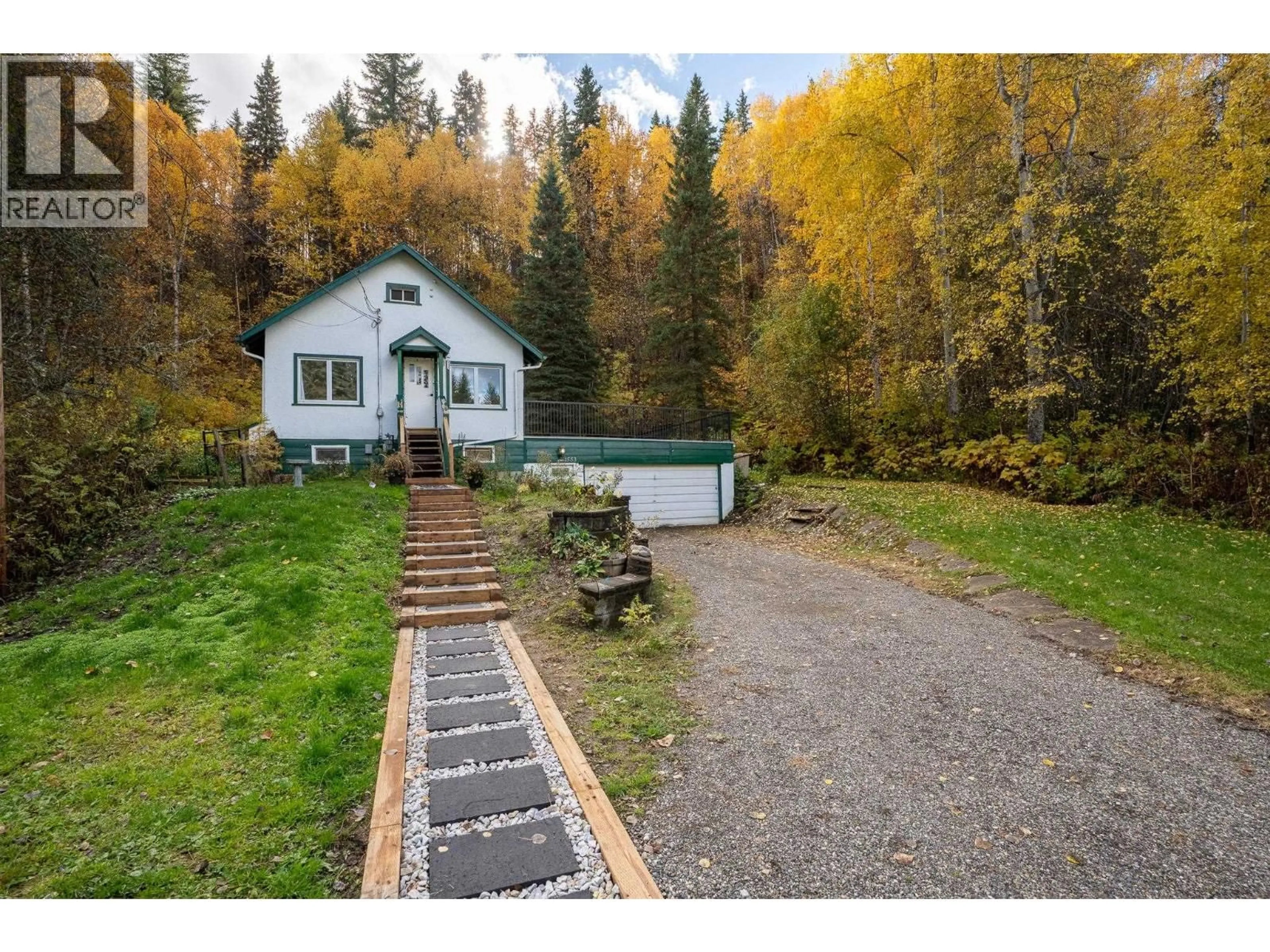 A pic from outside/outdoor area/front of a property/back of a property/a pic from drone, unknown for 1553 AINTREE DRIVE, Prince George British Columbia V2K1H7
