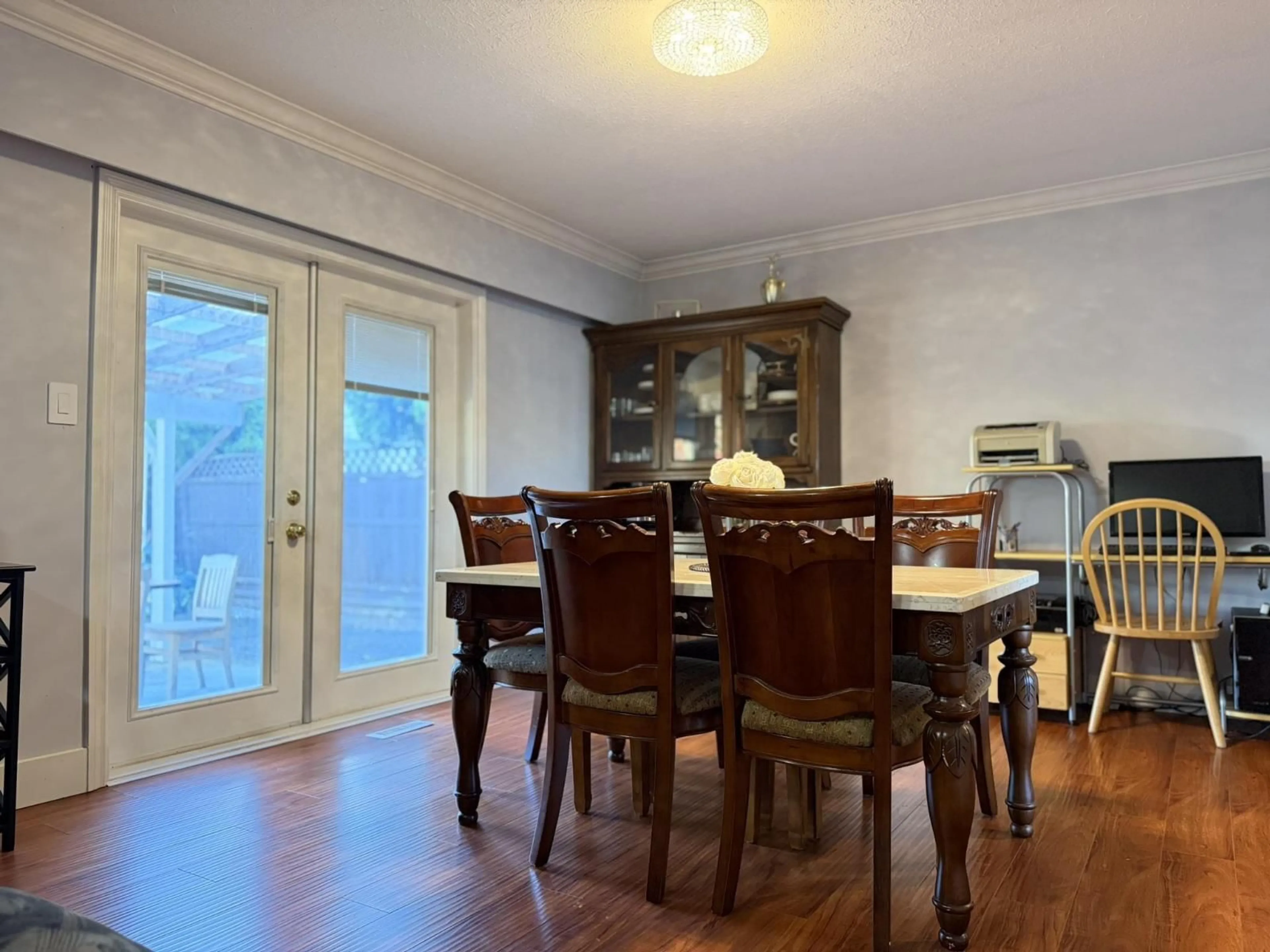 Dining room, wood/laminate floor for 26898 32A AVENUE, Langley British Columbia V4W3G4