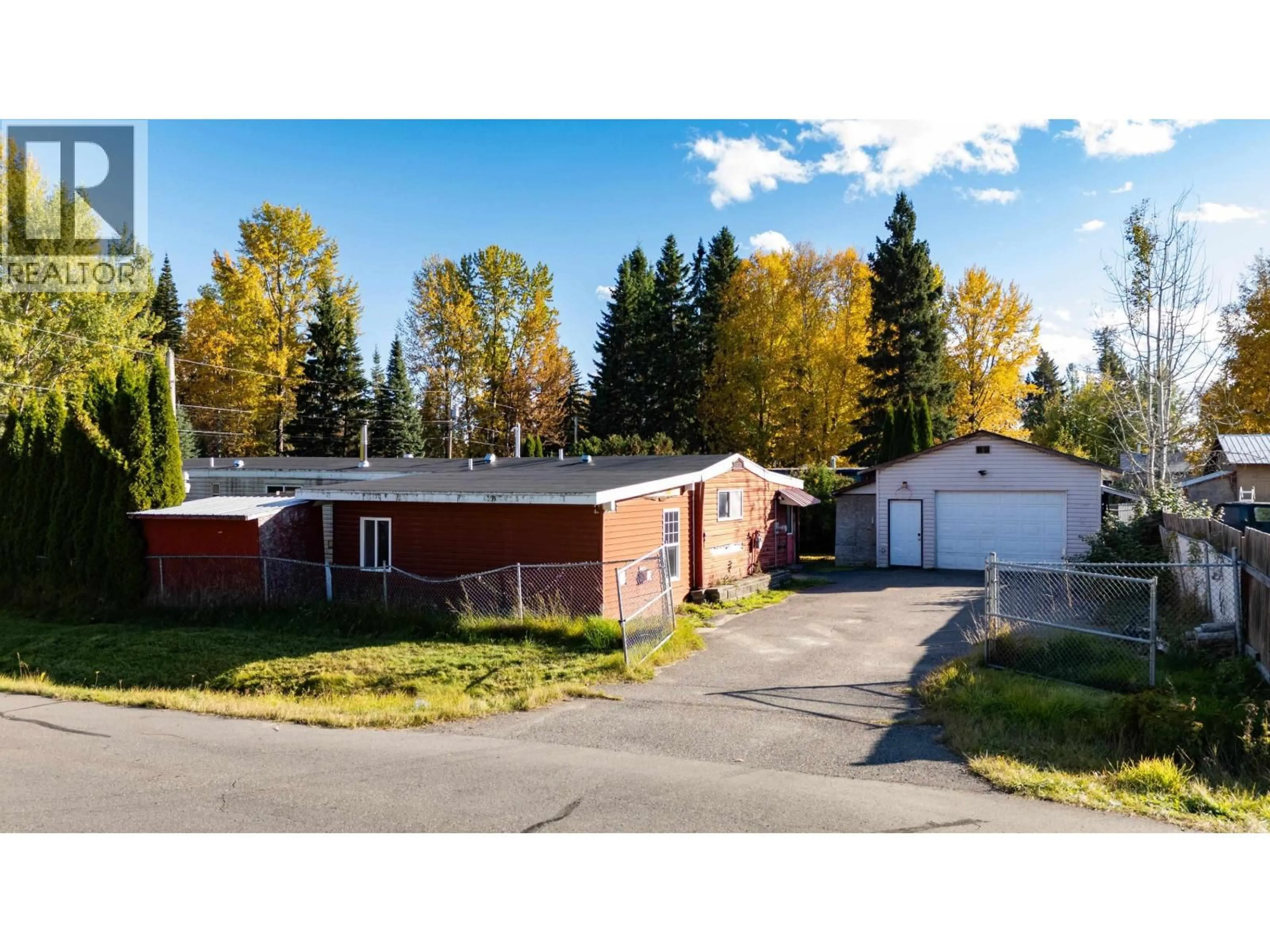 A pic from outside/outdoor area/front of a property/back of a property/a pic from drone, street for 7139 GLENVIEW DRIVE, Prince George British Columbia V2K2P2