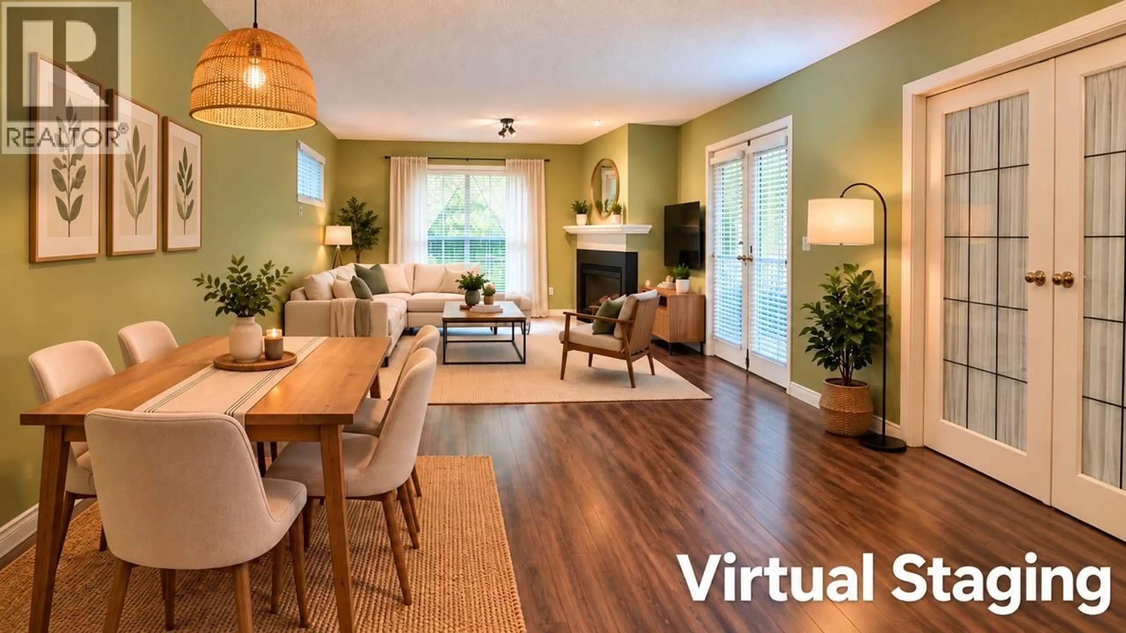 Living room with furniture, wood/laminate floor for 311 - 7580 MINORU BOULEVARD, Richmond British Columbia V6Y1Z5