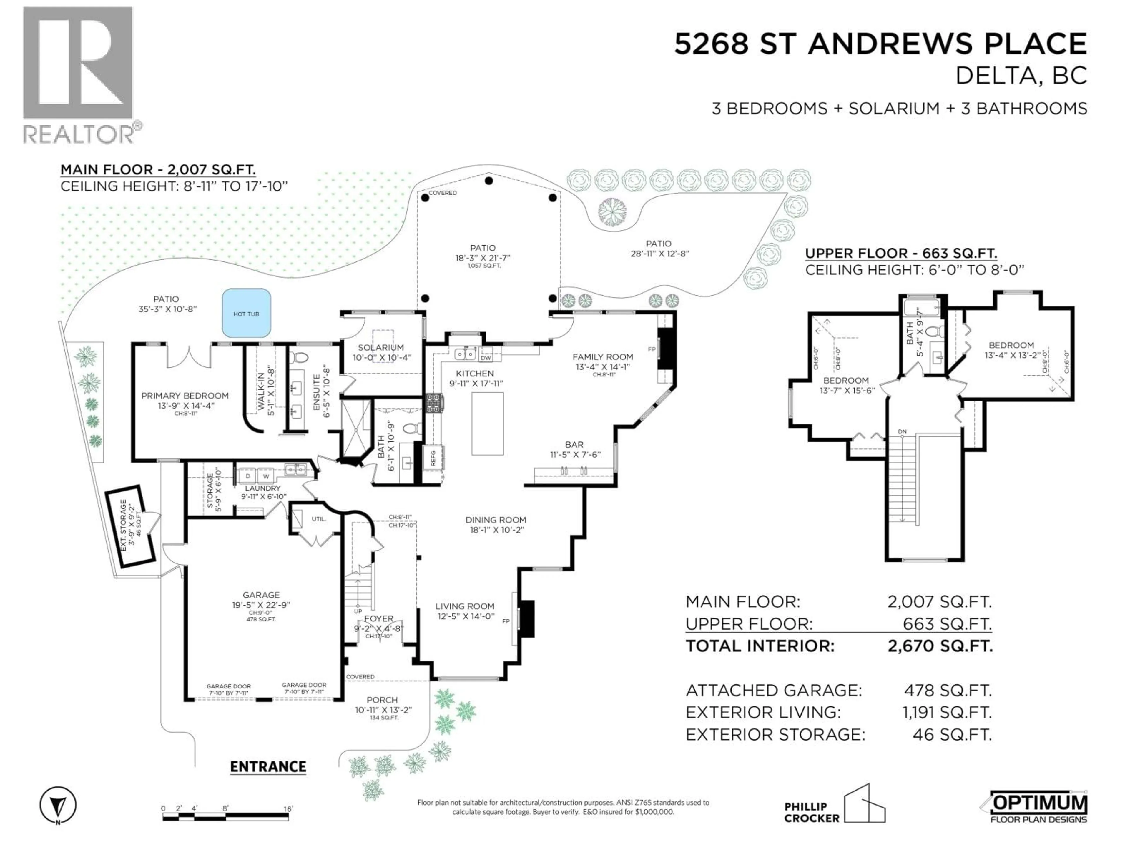 Floor plan for 5268 ST ANDREWS PLACE, Delta British Columbia V4M4E5