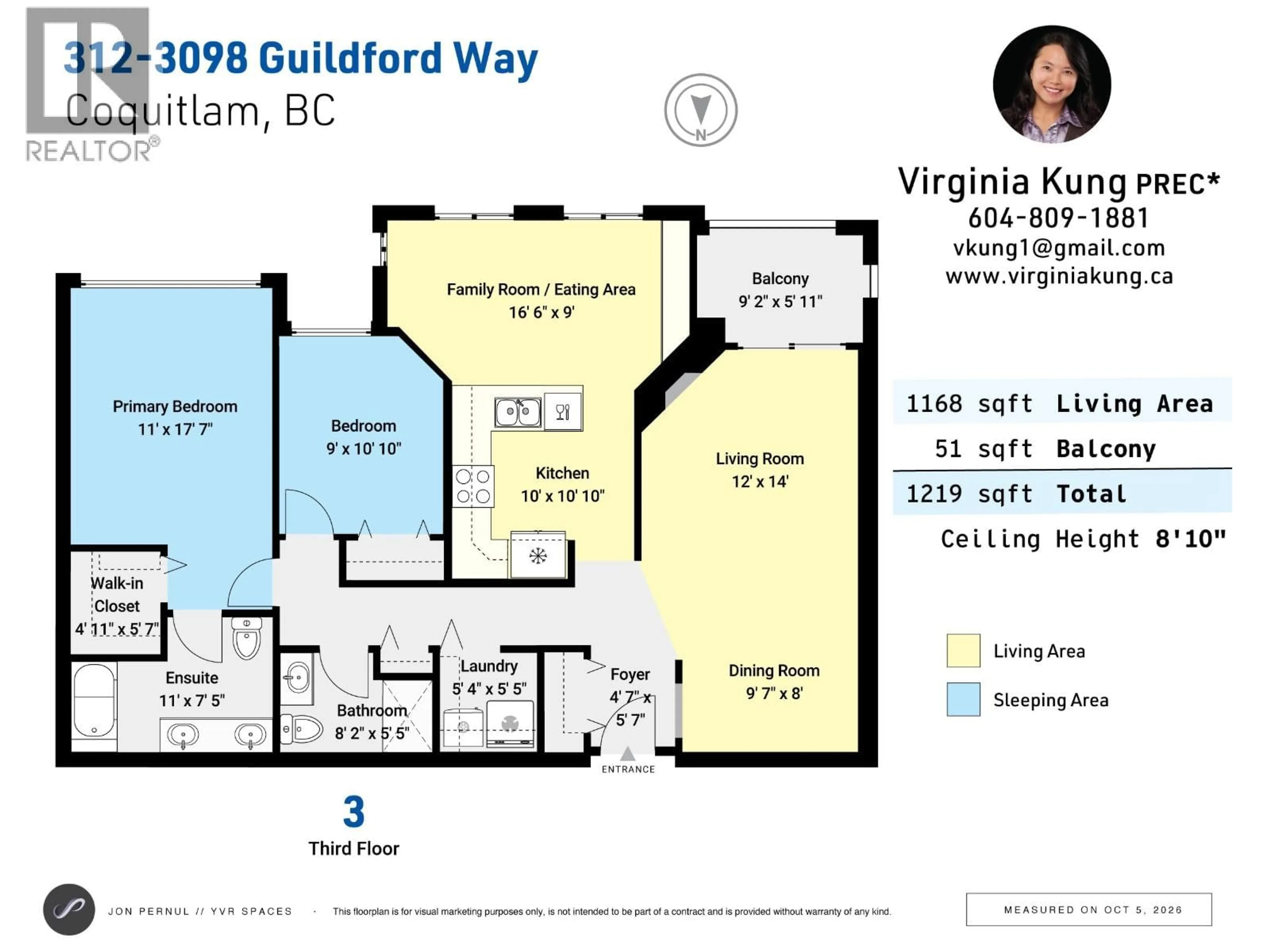 Floor plan for 312 - 3098 GUILDFORD WAY, Coquitlam British Columbia V3B7W8