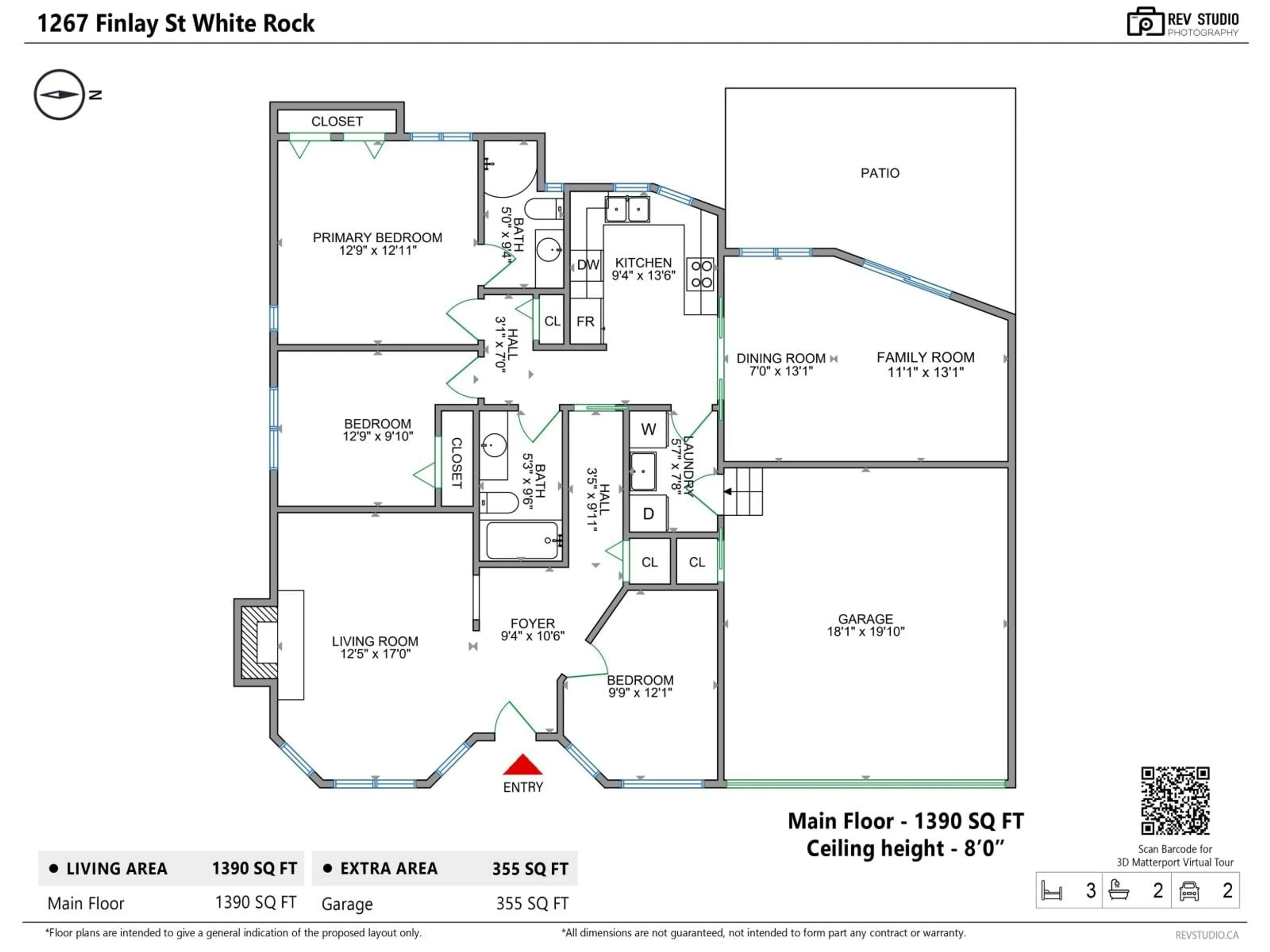 Floor plan for 1267 FINLAY STREET, White Rock British Columbia V4B5H6