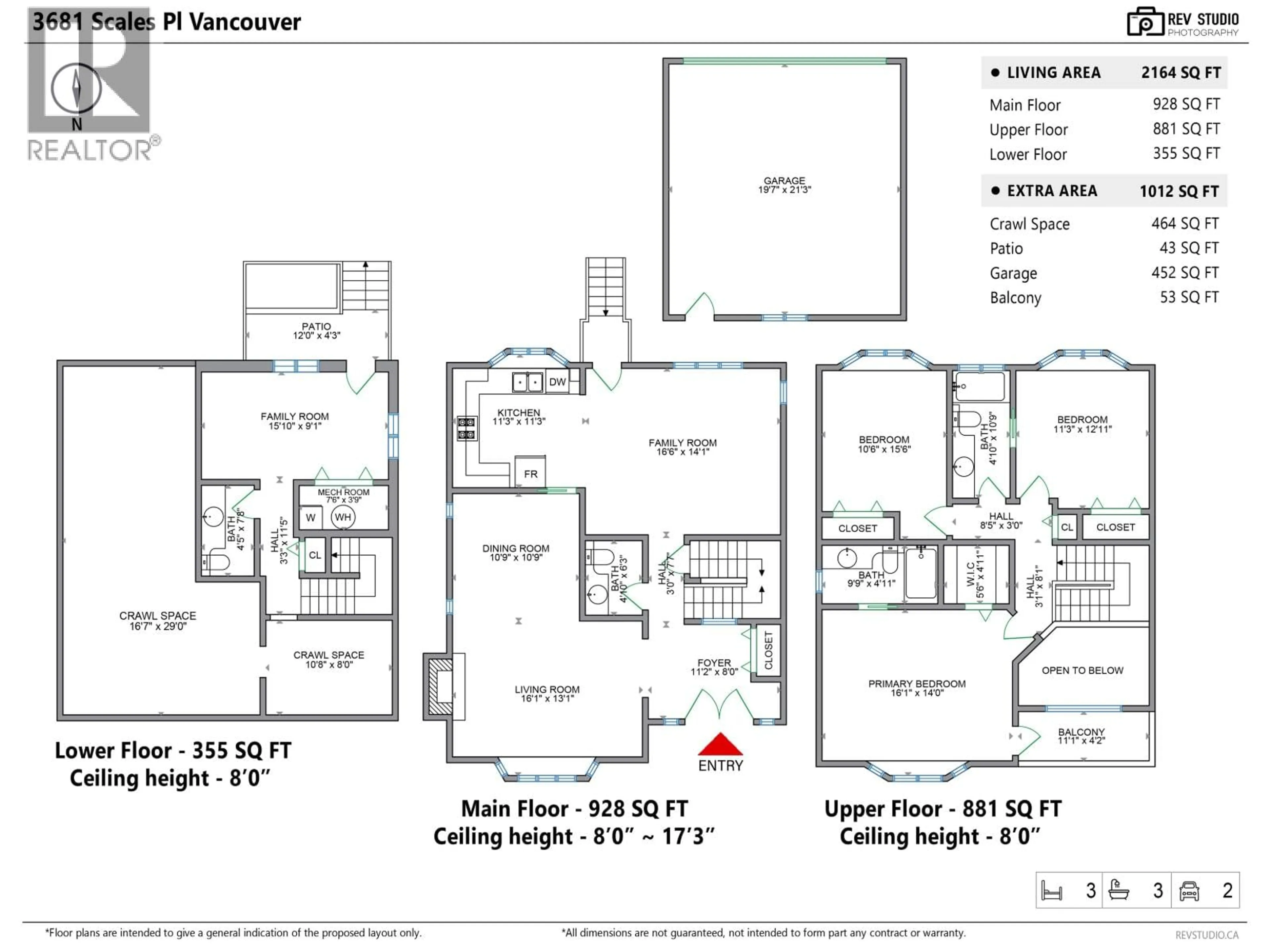 Floor plan for 3681 SCALES PLACE, Vancouver British Columbia V5R5Z9