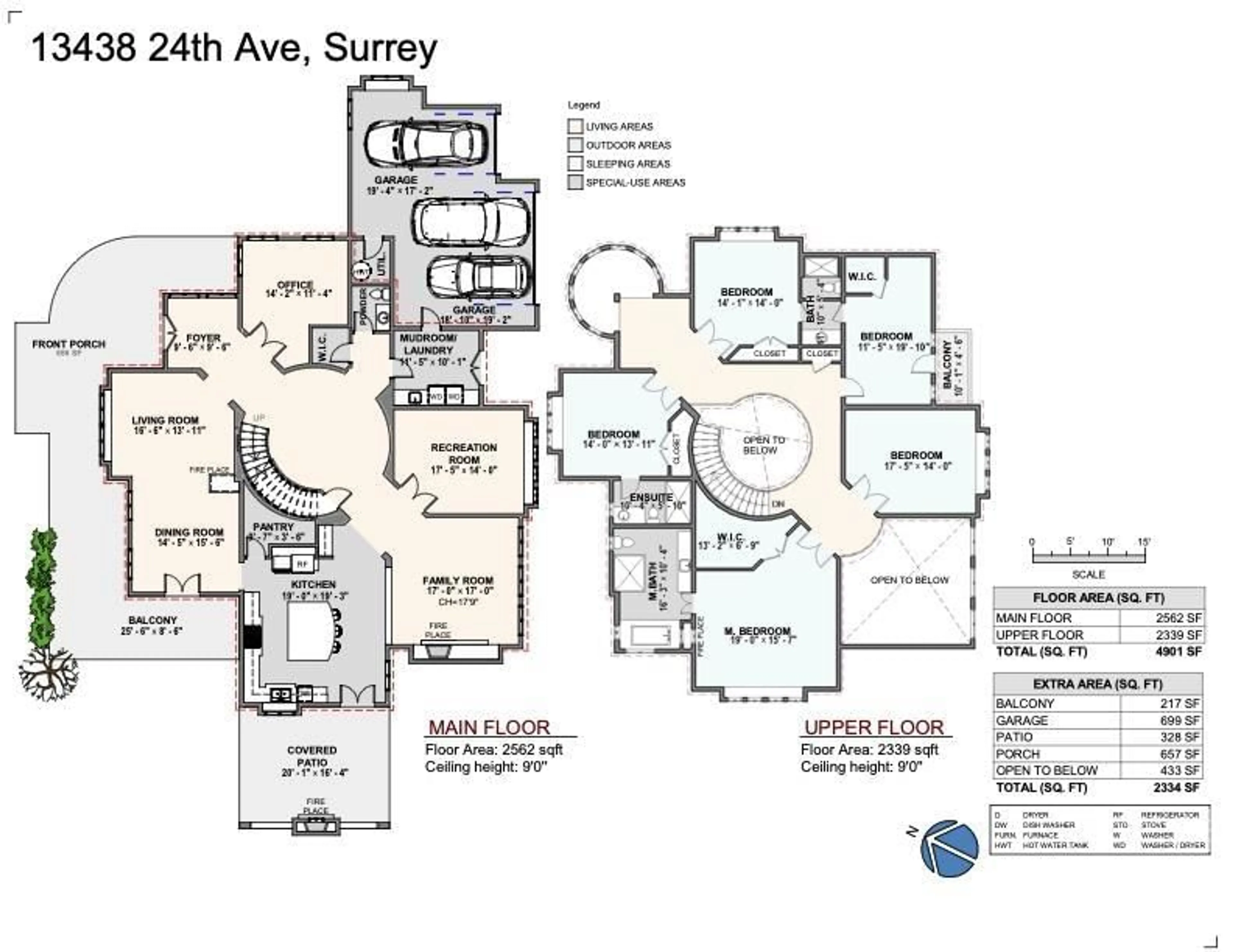 Floor plan for 13438 24 AVENUE, Surrey British Columbia V4A2G5