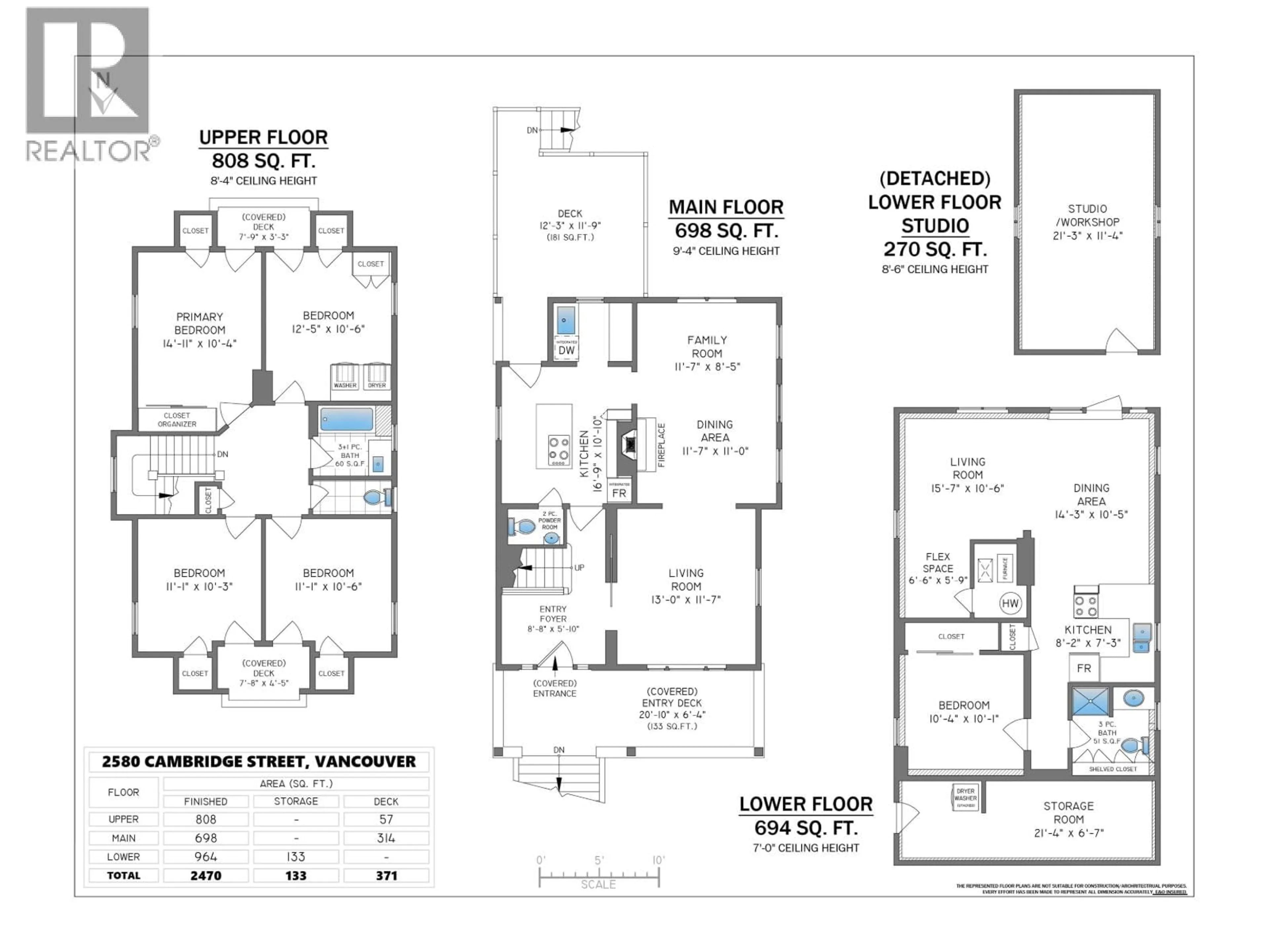 Floor plan for 2580 CAMBRIDGE STREET, Vancouver British Columbia V5K1L4