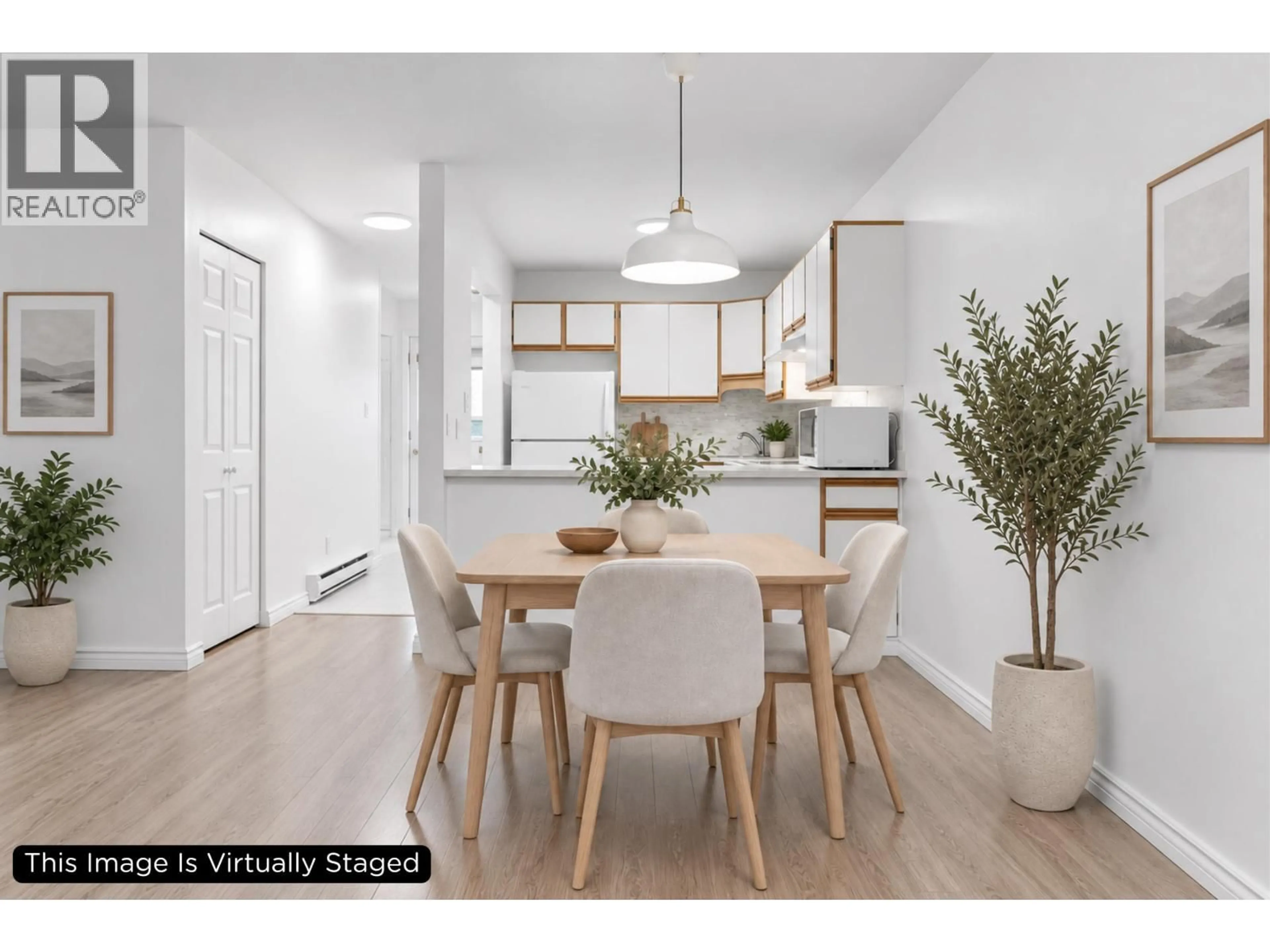 Open concept kitchen, wood/laminate floor for 130 - 12000 FIRST AVENUE, Richmond British Columbia V7E3L9