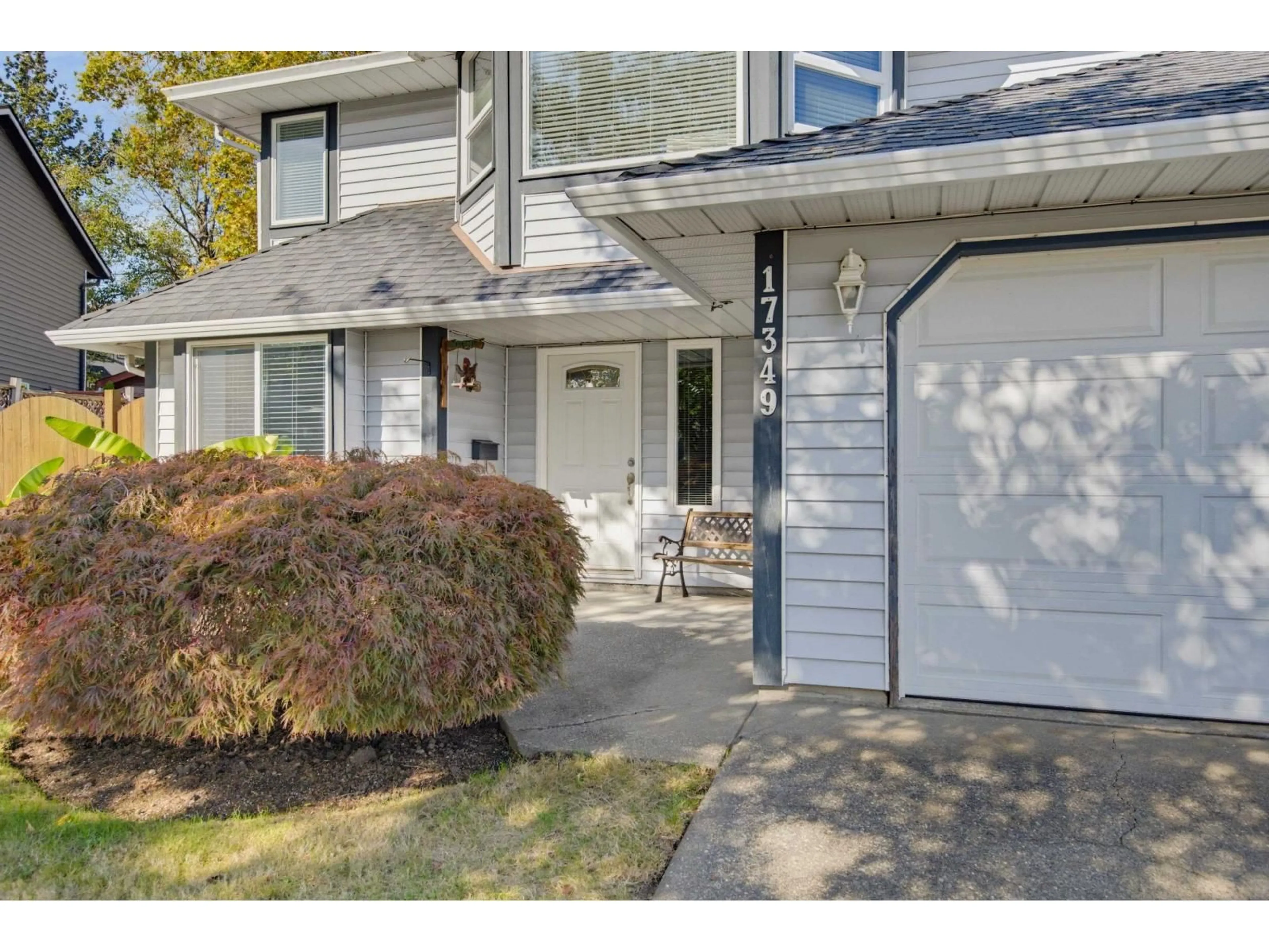 Home with vinyl exterior material, street for 17349 60A AVENUE, Surrey British Columbia V3S6X9