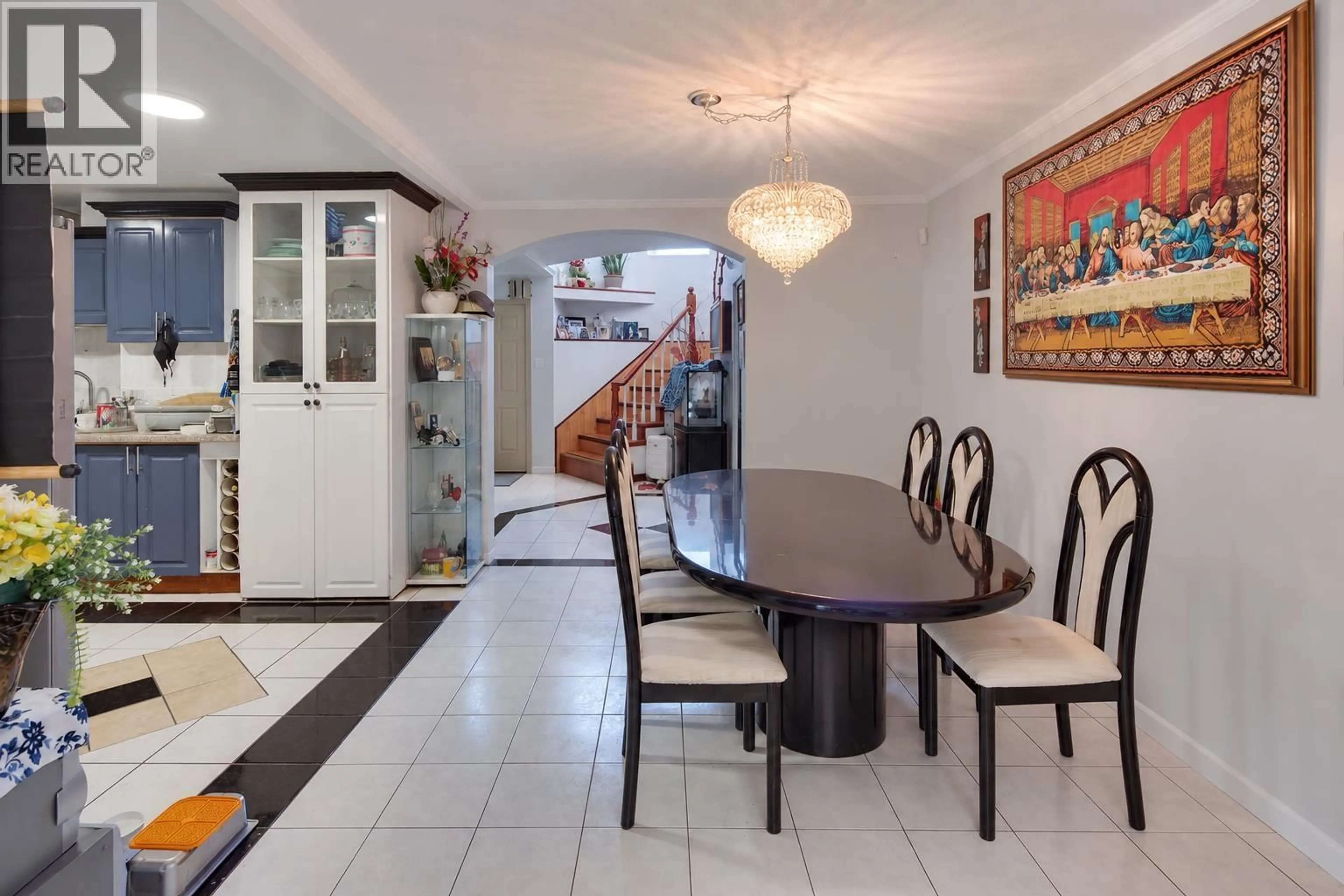 Dining room, ceramic/tile floor for 7495 CULLODEN STREET, Vancouver British Columbia V5X4K3