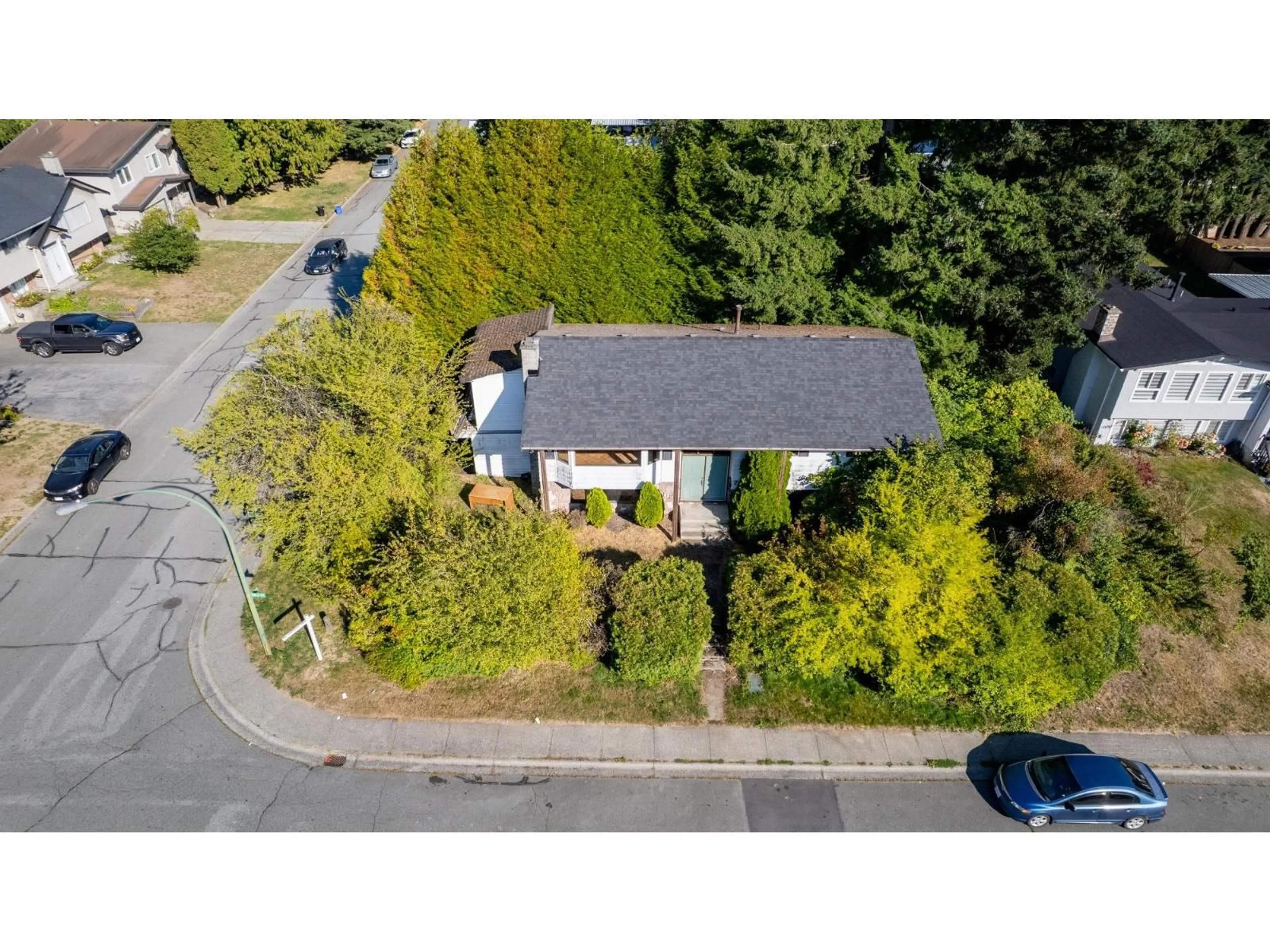 A pic from outside/outdoor area/front of a property/back of a property/a pic from drone, street for 7946 116 A STREET, Delta British Columbia V4C5Y4