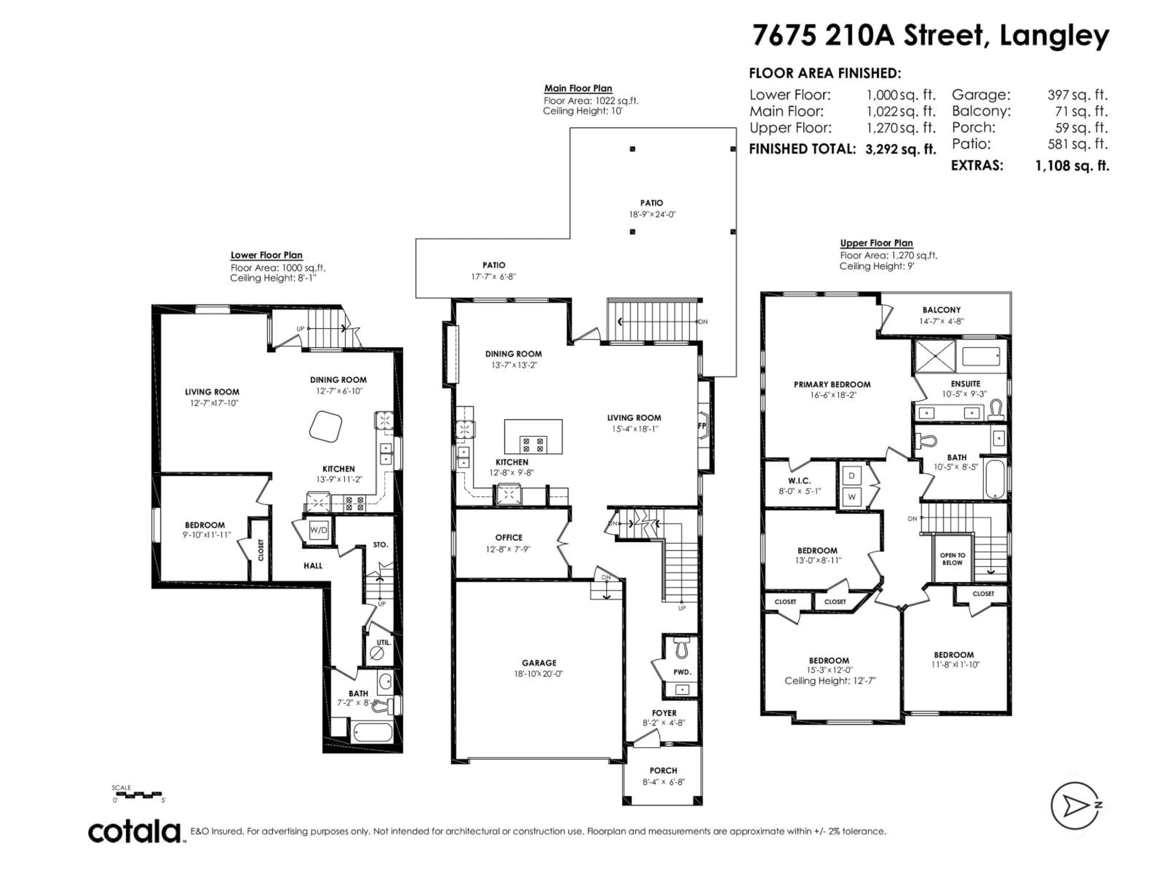 Floor plan for 7675 210A STREET, Langley British Columbia V2Y0L1