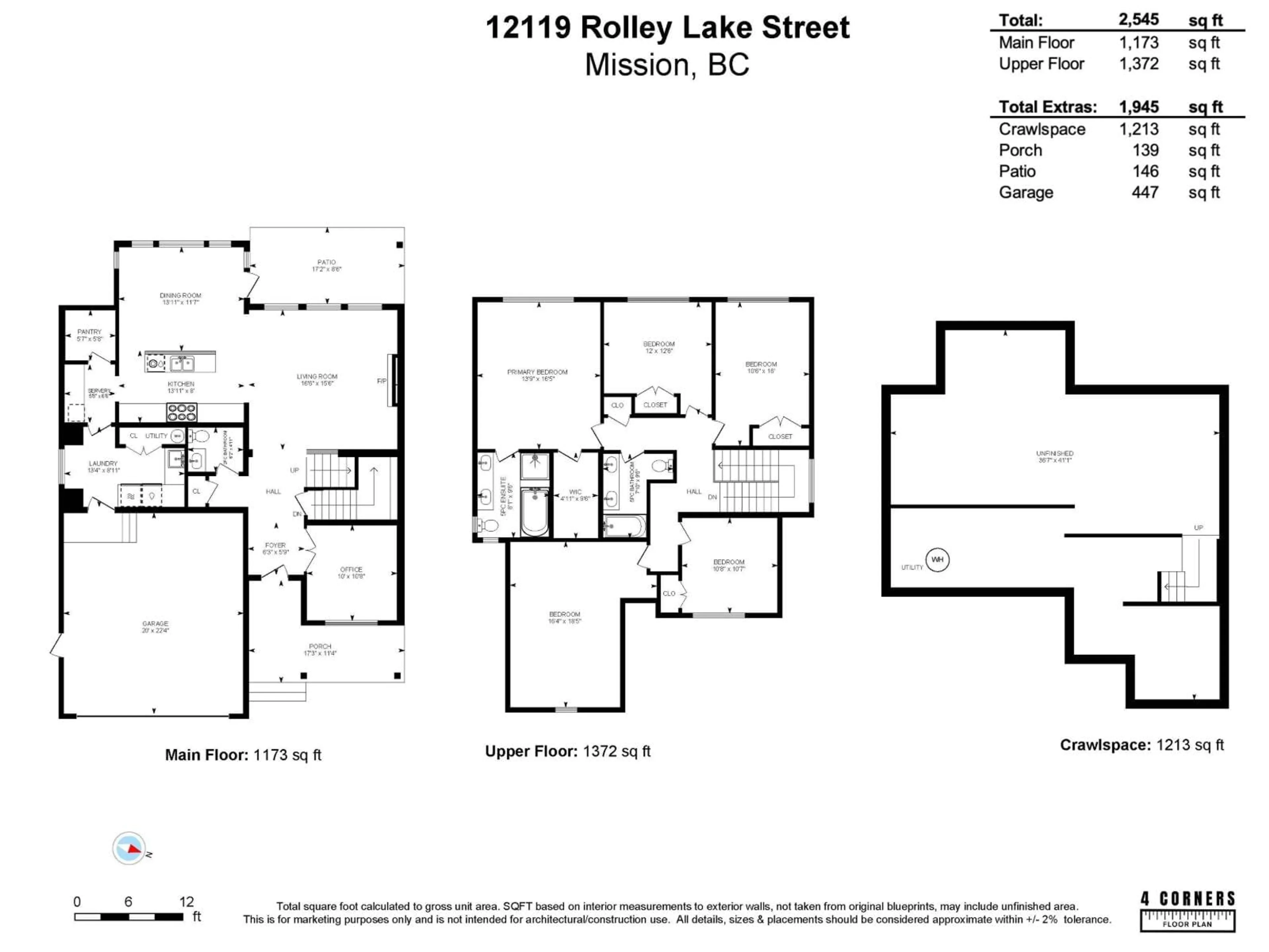 Floor plan for 12119 ROLLEY LAKE STREET, Mission British Columbia V4S1E1