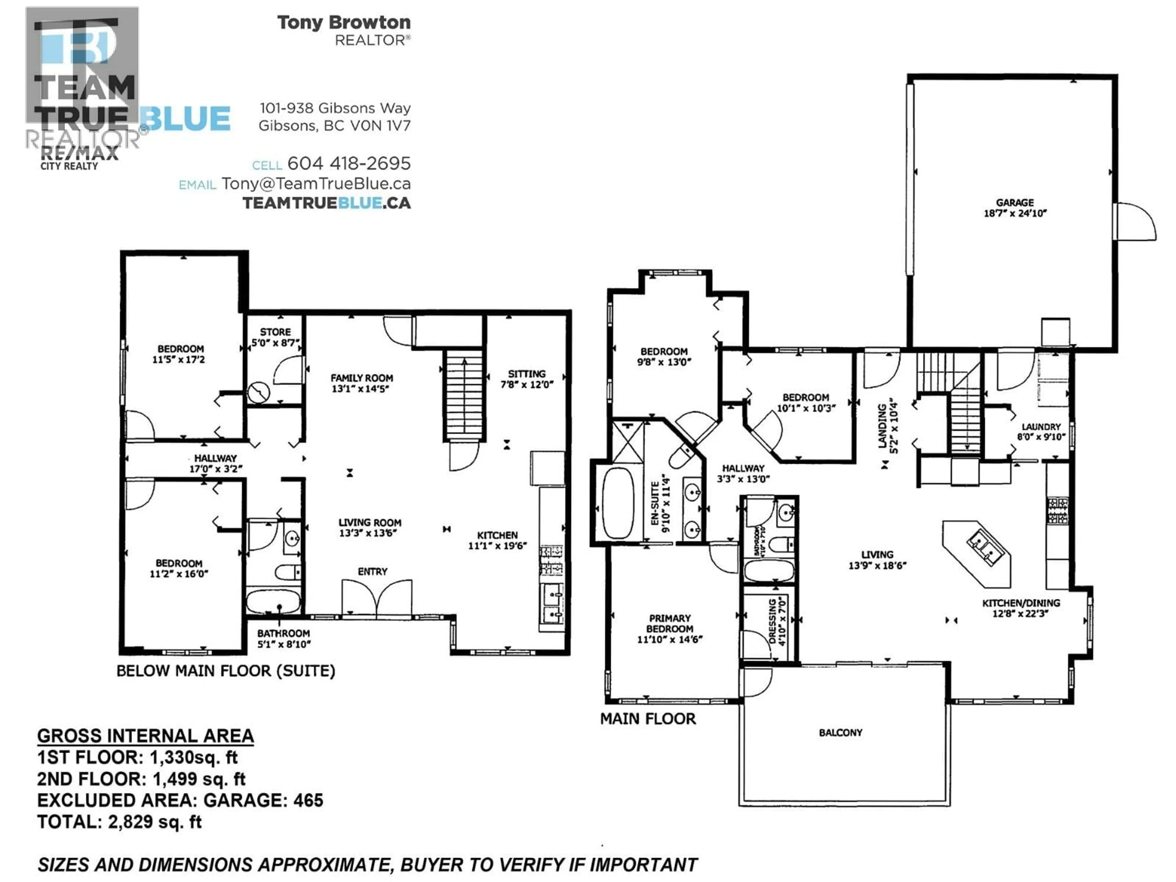 Floor plan for 496 SPYGLASS PLACE, Gibsons British Columbia V0N1V9