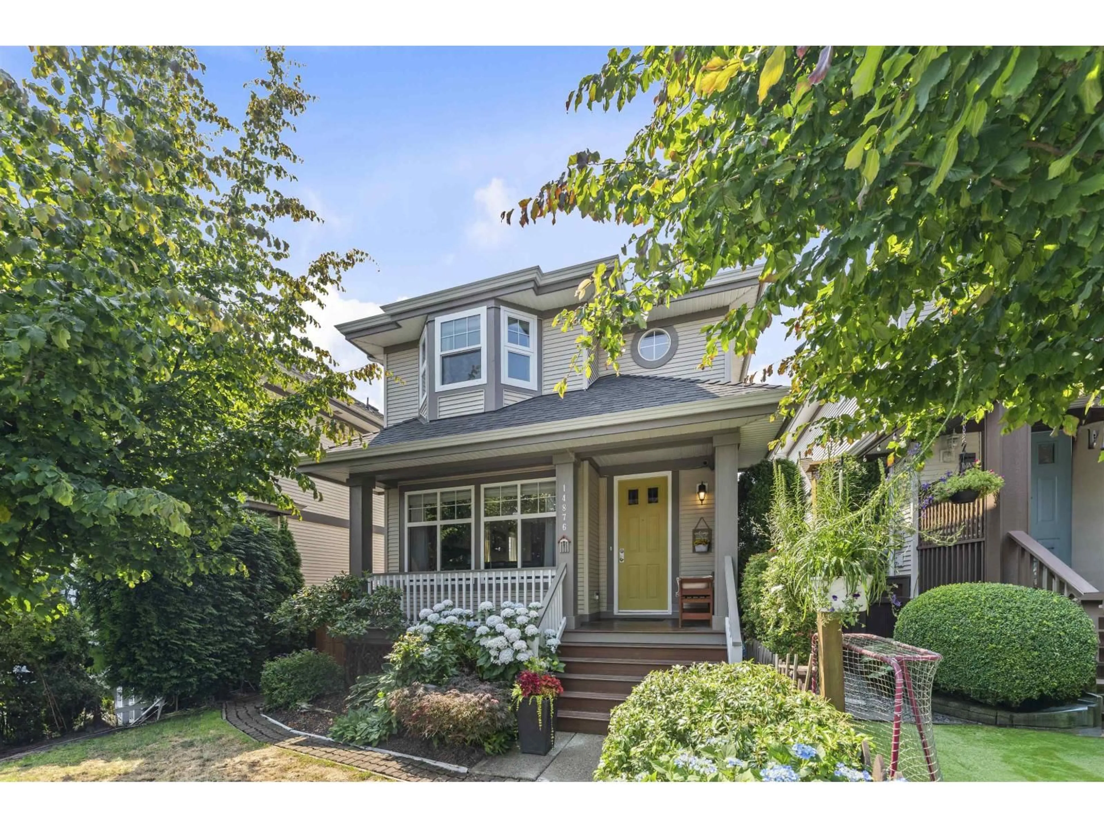 Home with vinyl exterior material, street for 14876 56A AVENUE, Surrey British Columbia V3S8X1