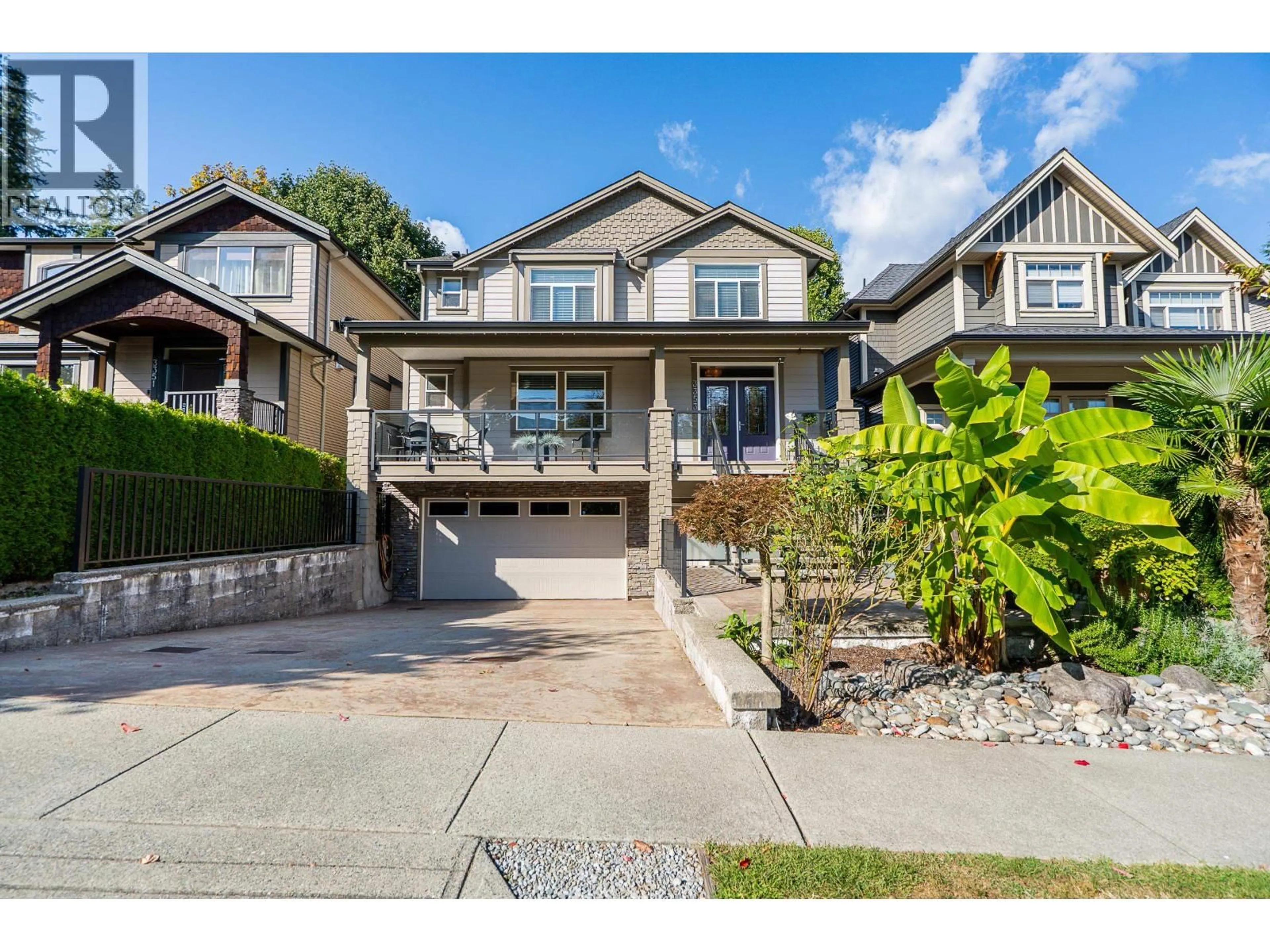 Home with vinyl exterior material, street for 3353 MASON AVENUE, Coquitlam British Columbia V3B7M9