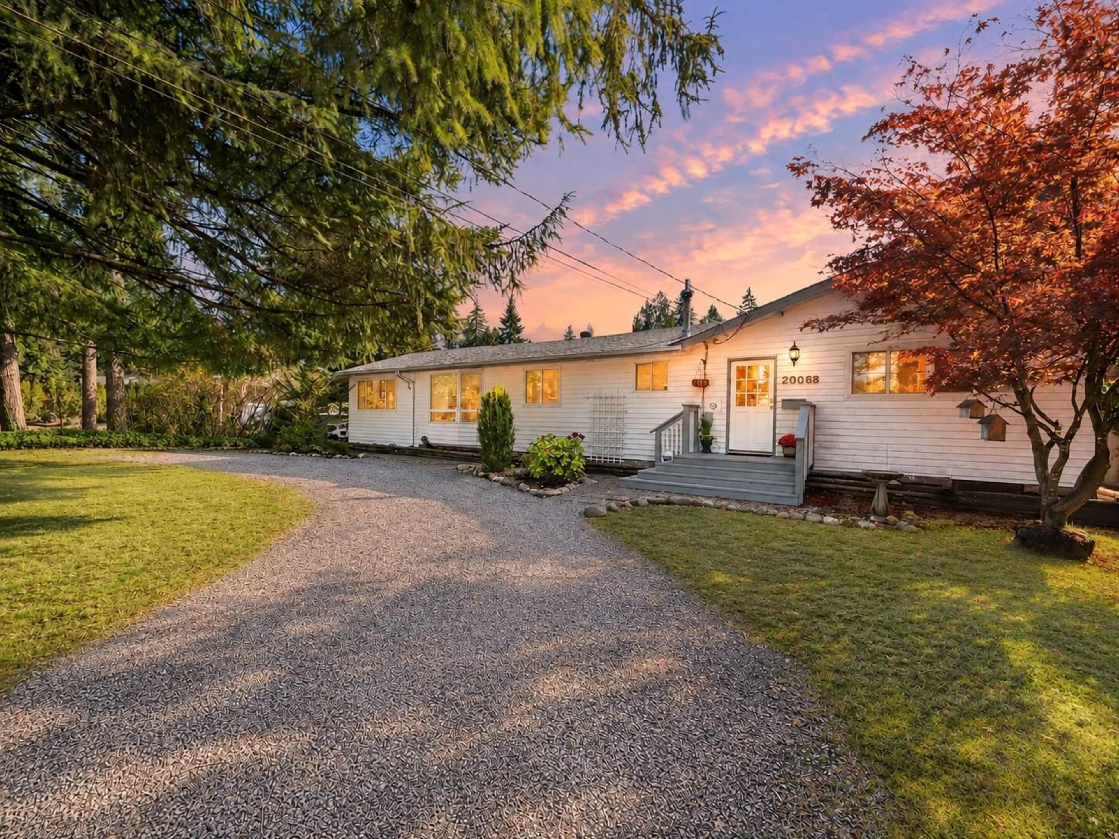 A pic from outside/outdoor area/front of a property/back of a property/a pic from drone, street for 20068 42 AVENUE, Langley British Columbia V3A3A5