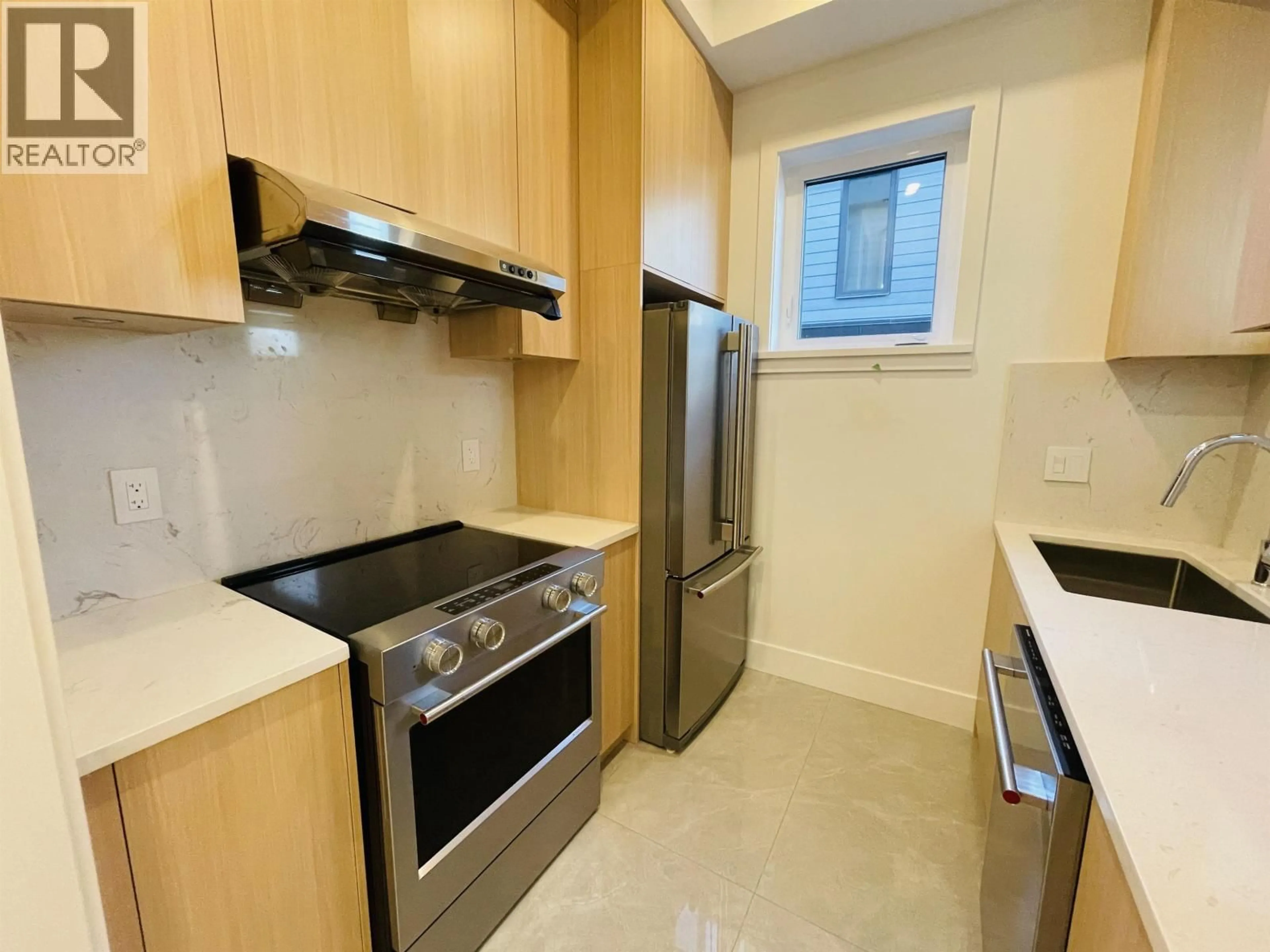 Standard kitchen, ceramic/tile floor for 2 - 2452 HARRISON DRIVE, Vancouver British Columbia V5P2P8