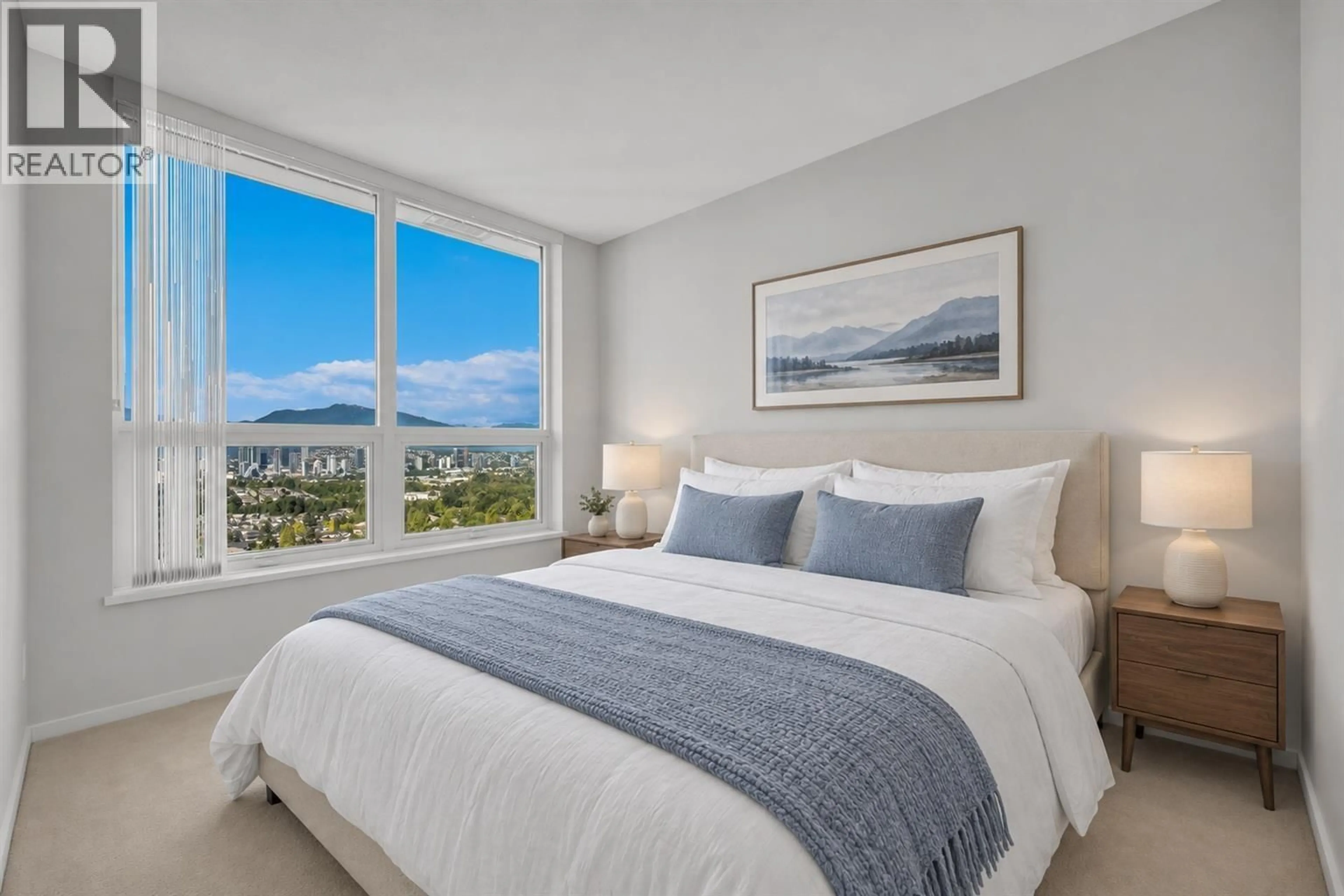 Bedroom with bed, unknown for 2608 - 5883 BARKER AVENUE, Burnaby British Columbia V5H0G4