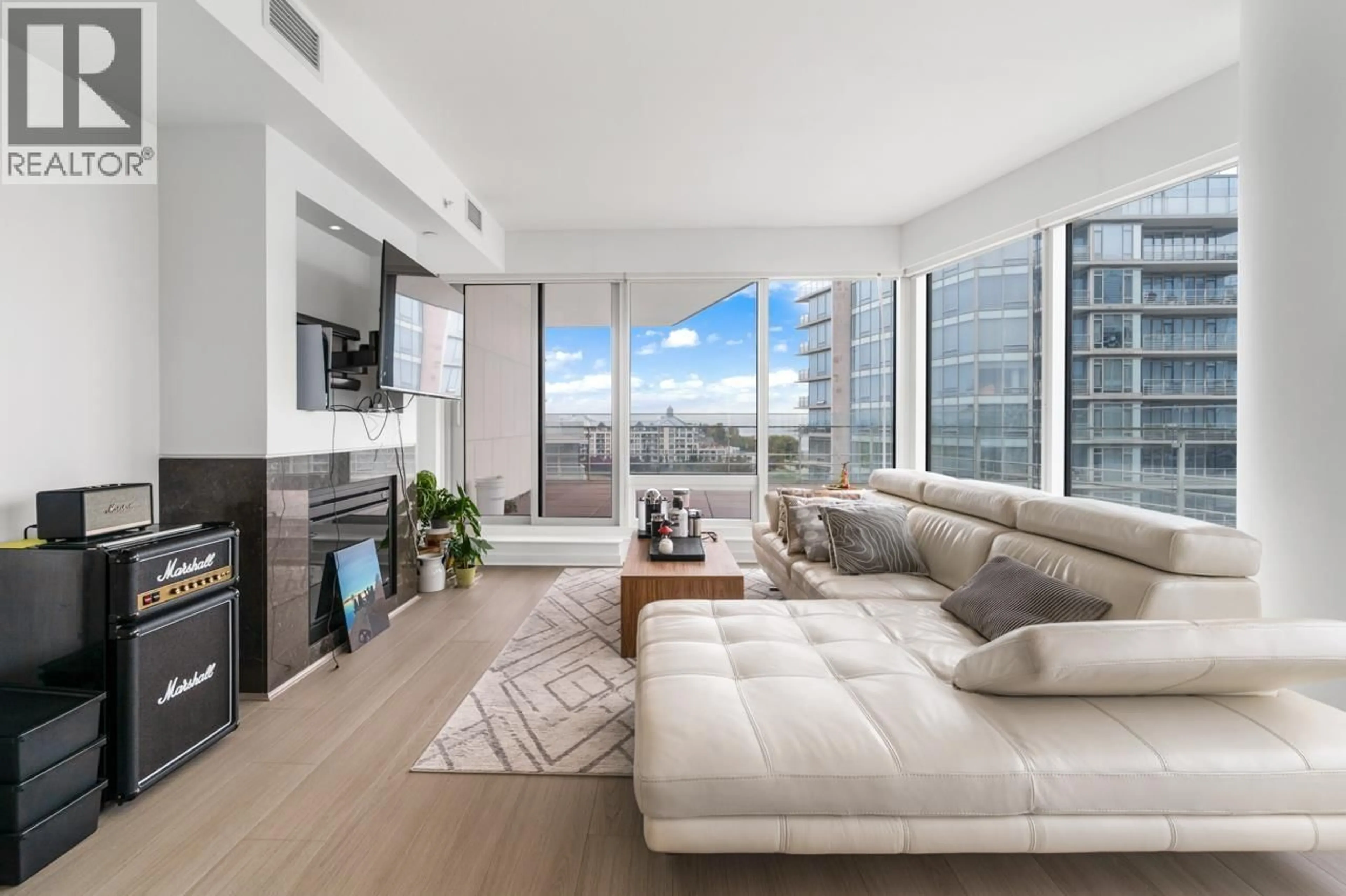 Living room with furniture, unknown for 801 - 5199 BRIGHOUSE WAY, Richmond British Columbia V7C0A7