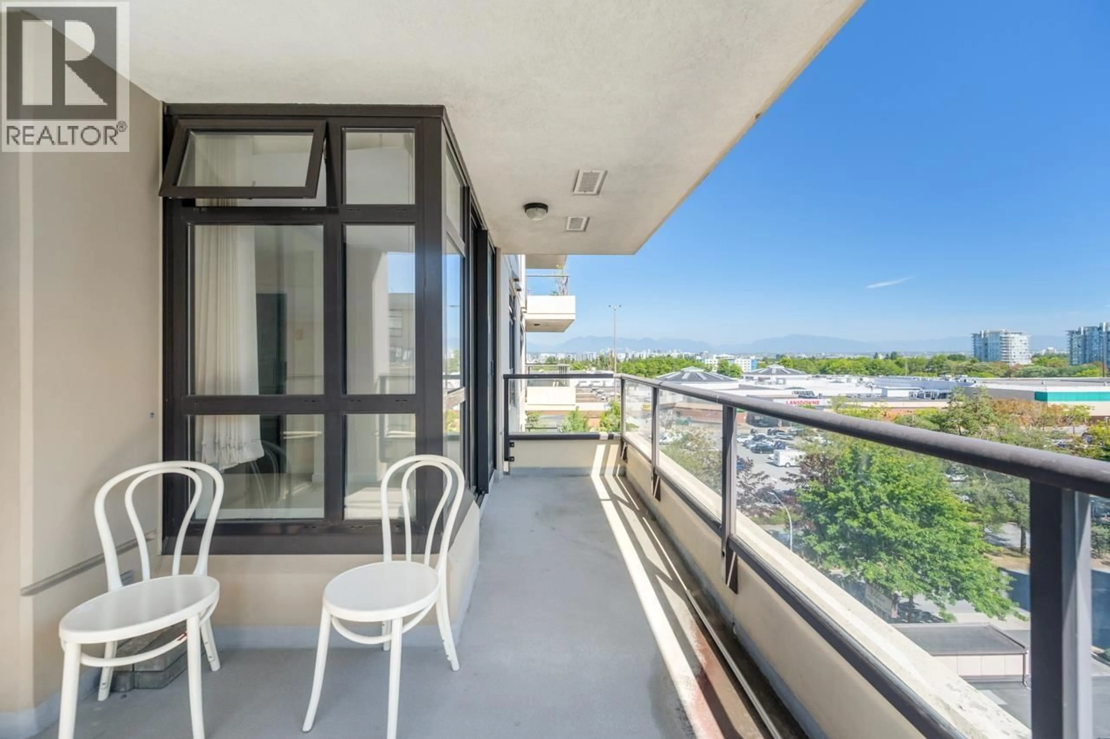 Balcony in the apartment, unknown for 808 - 8160 LANSDOWNE ROAD, Richmond British Columbia V6X0A9