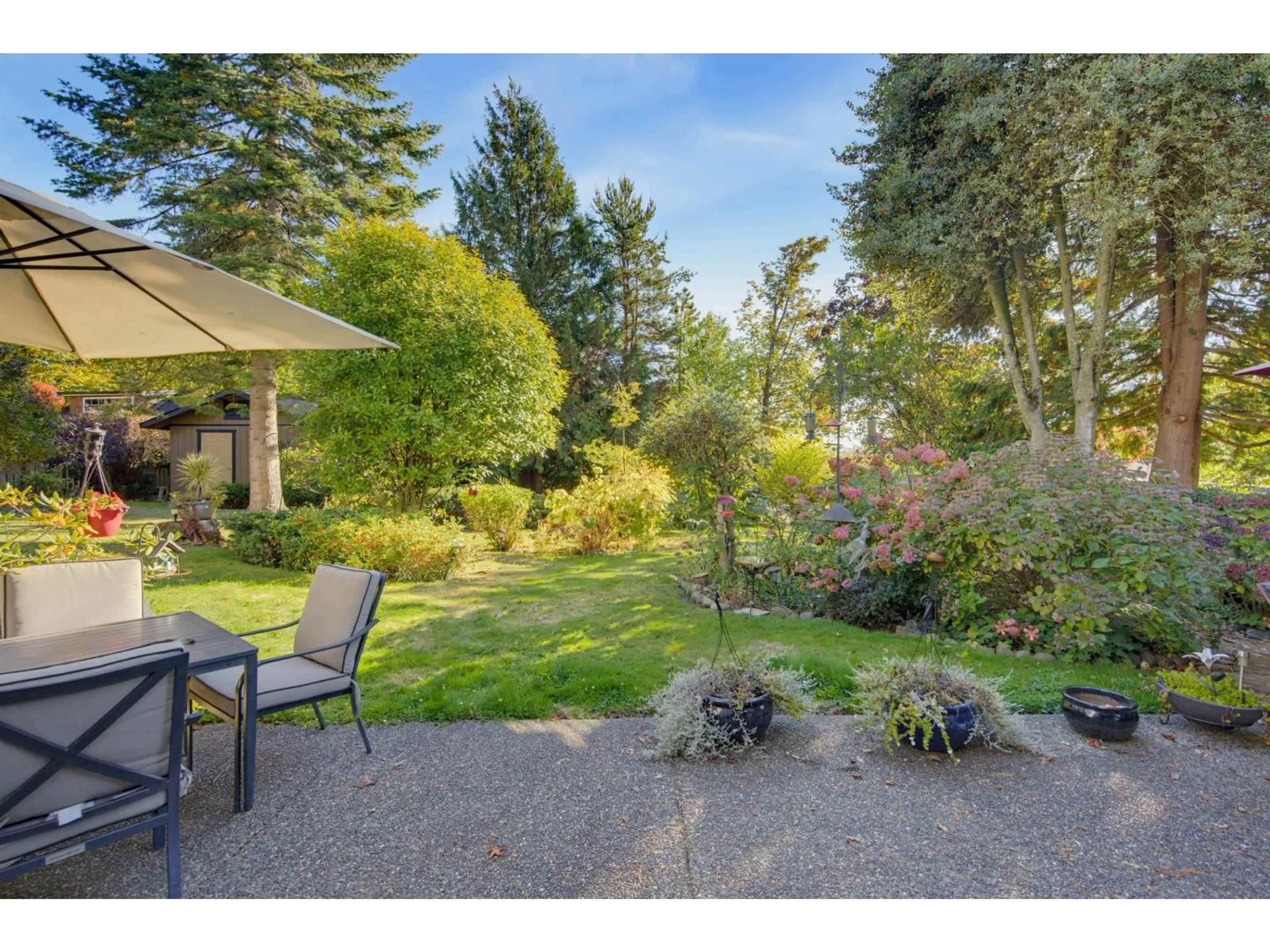 Patio, forest/trees view for 18152 58 AVENUE, Surrey British Columbia V3S1M1
