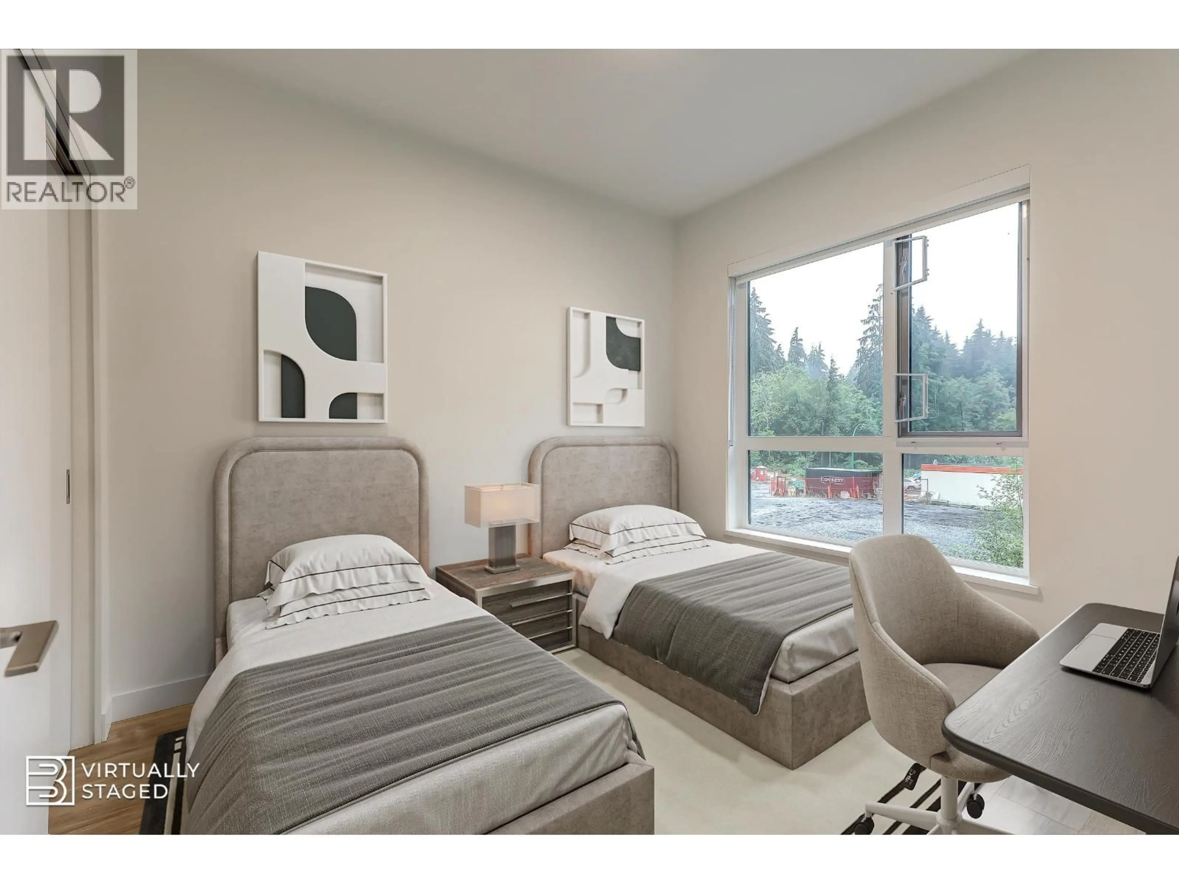 Bedroom with bed, unknown for 206 - 3594 MALSUM DRIVE, North Vancouver British Columbia V7G0B5