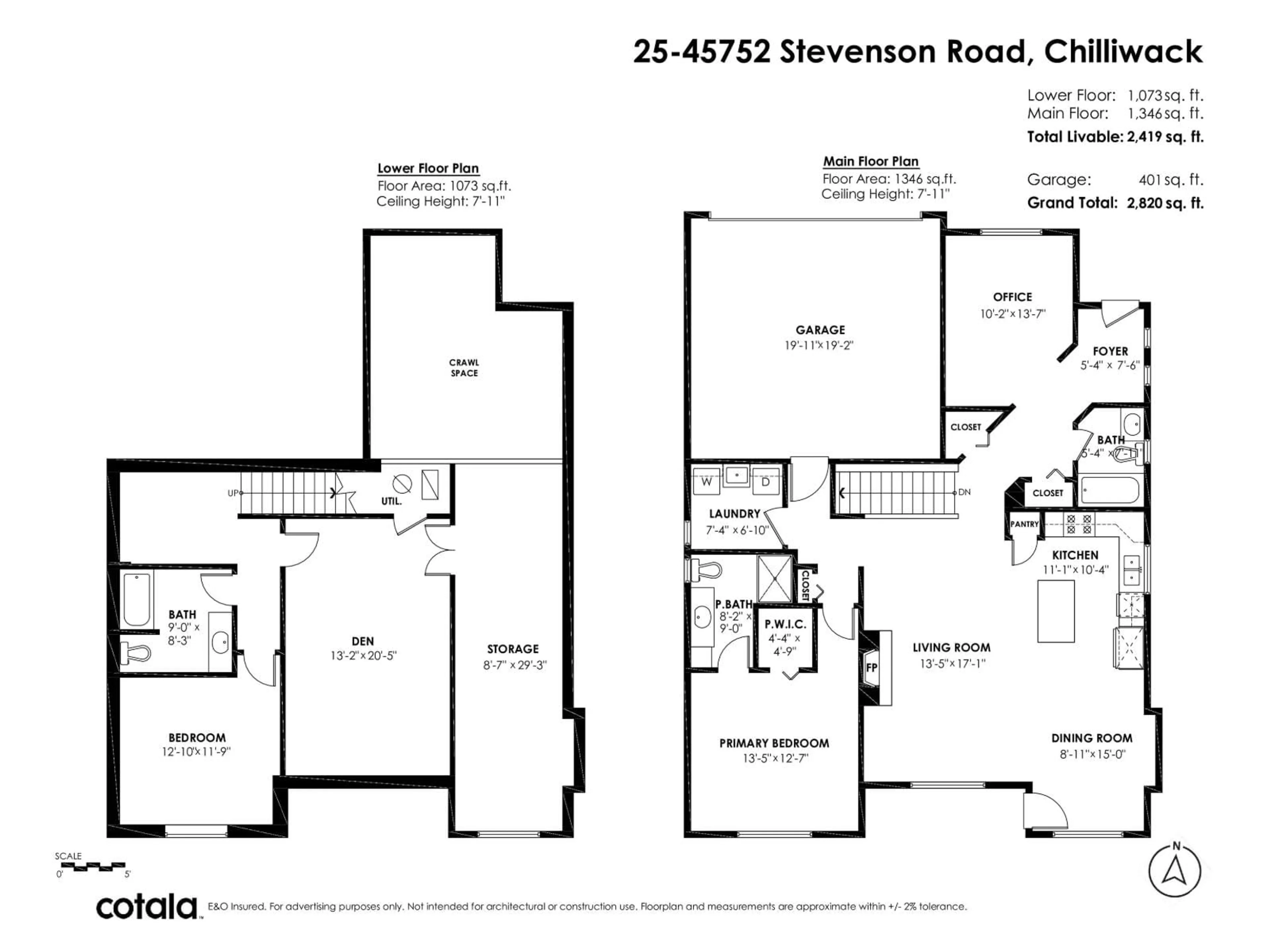 Floor plan for 25 - 45752 STEVENSON ROAD, Chilliwack British Columbia V2R5Y6
