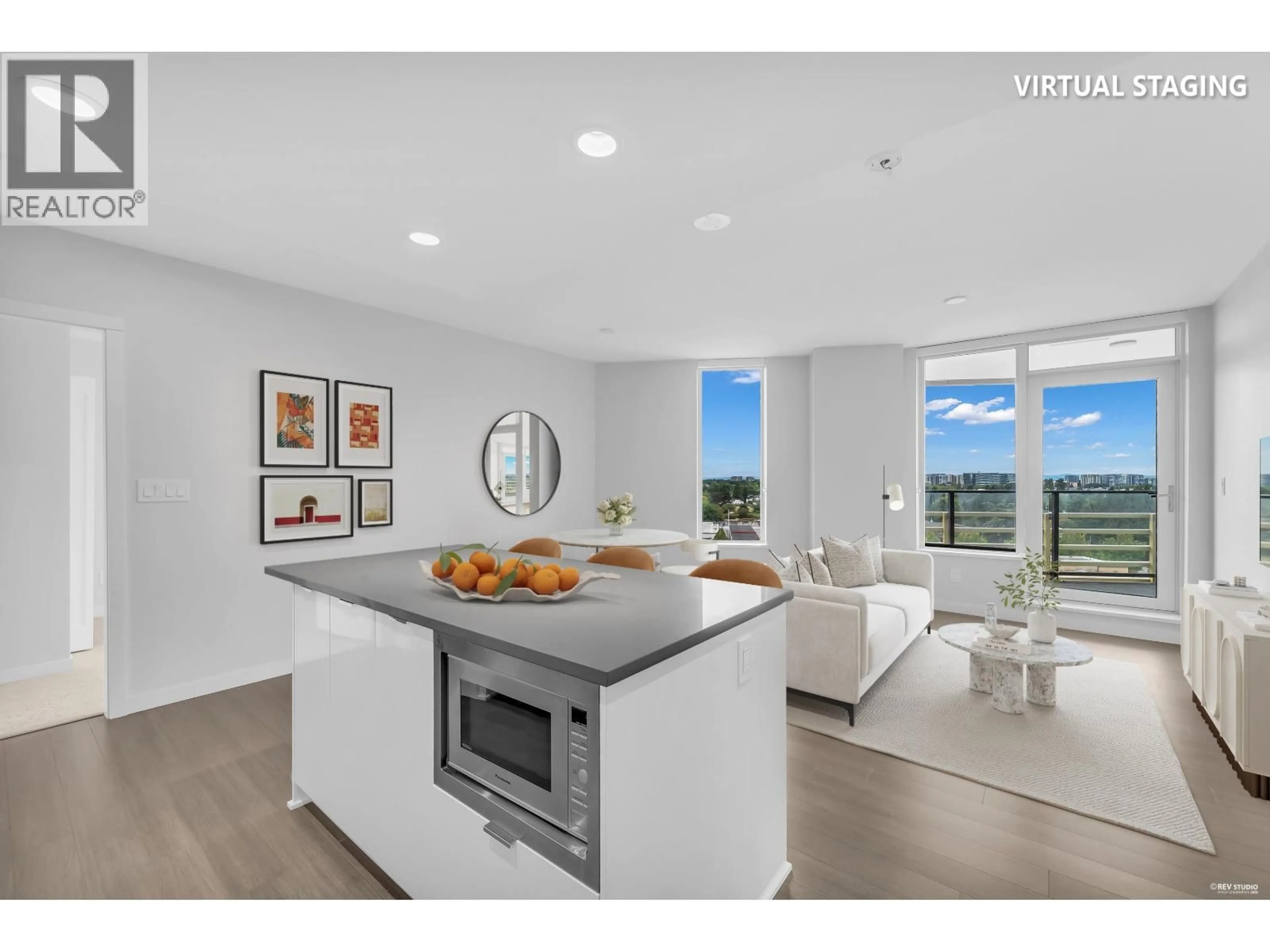 Open concept kitchen, unknown for 1107 - 3699 SEXSMITH ROAD, Richmond British Columbia V6X0W4